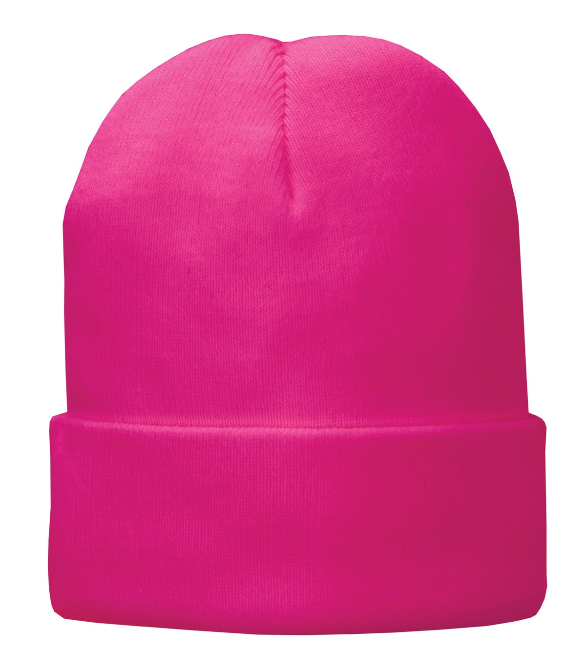 Port Authority Fleece-Lined Knit Cap – Neon Pink Glo