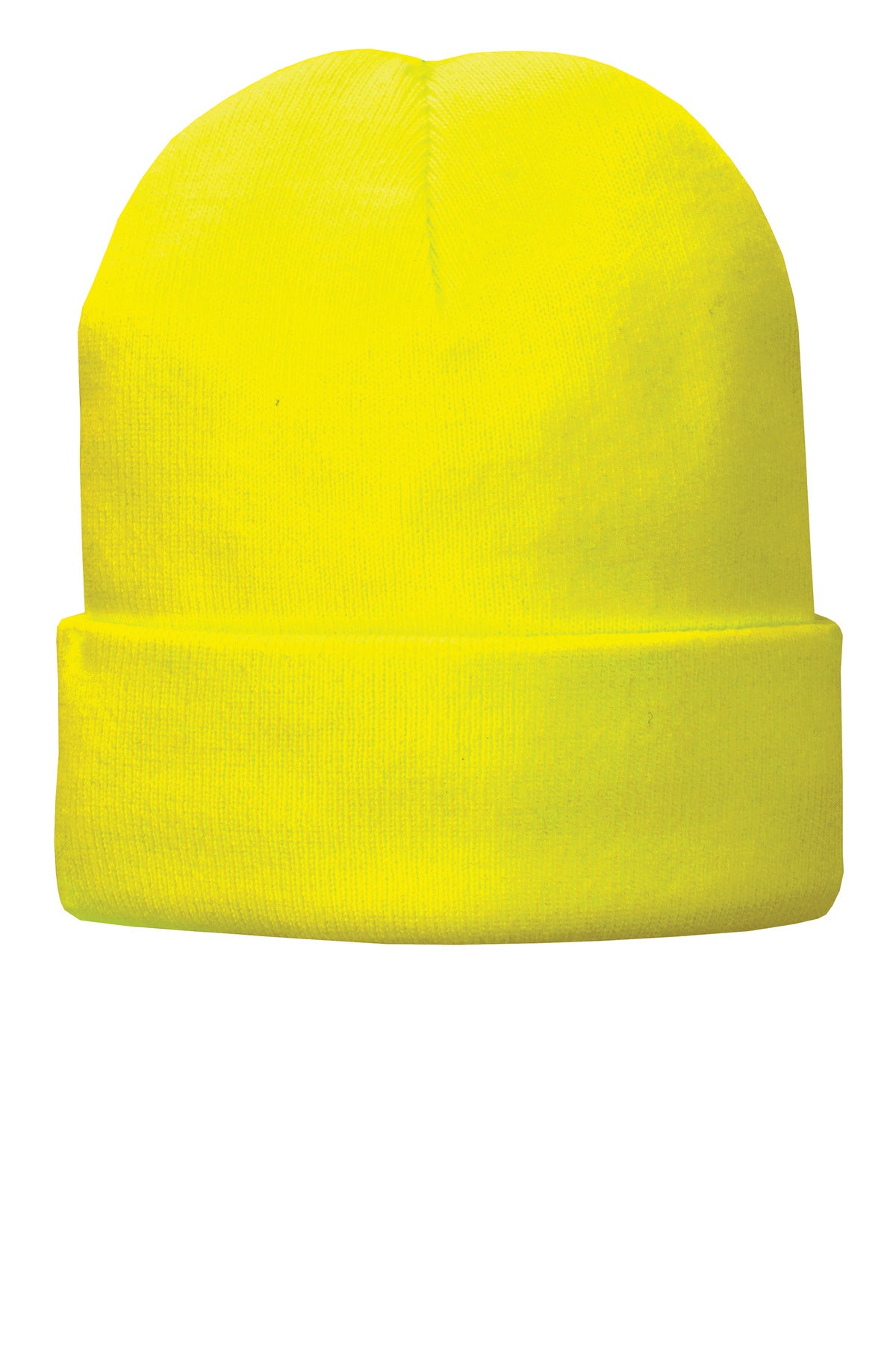 Port Authority Fleece-Lined Knit Cap – Neon Yellow