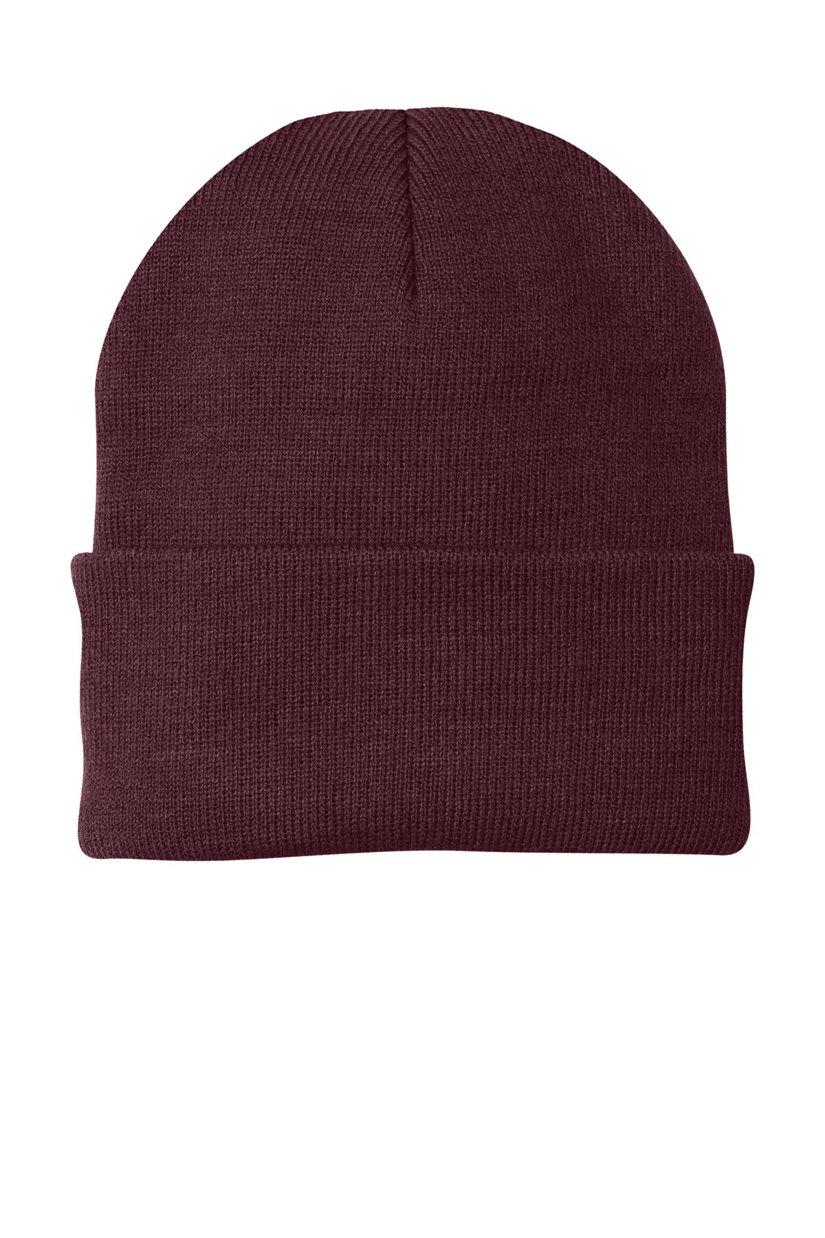 Port Authority Knit Cap – Maroon