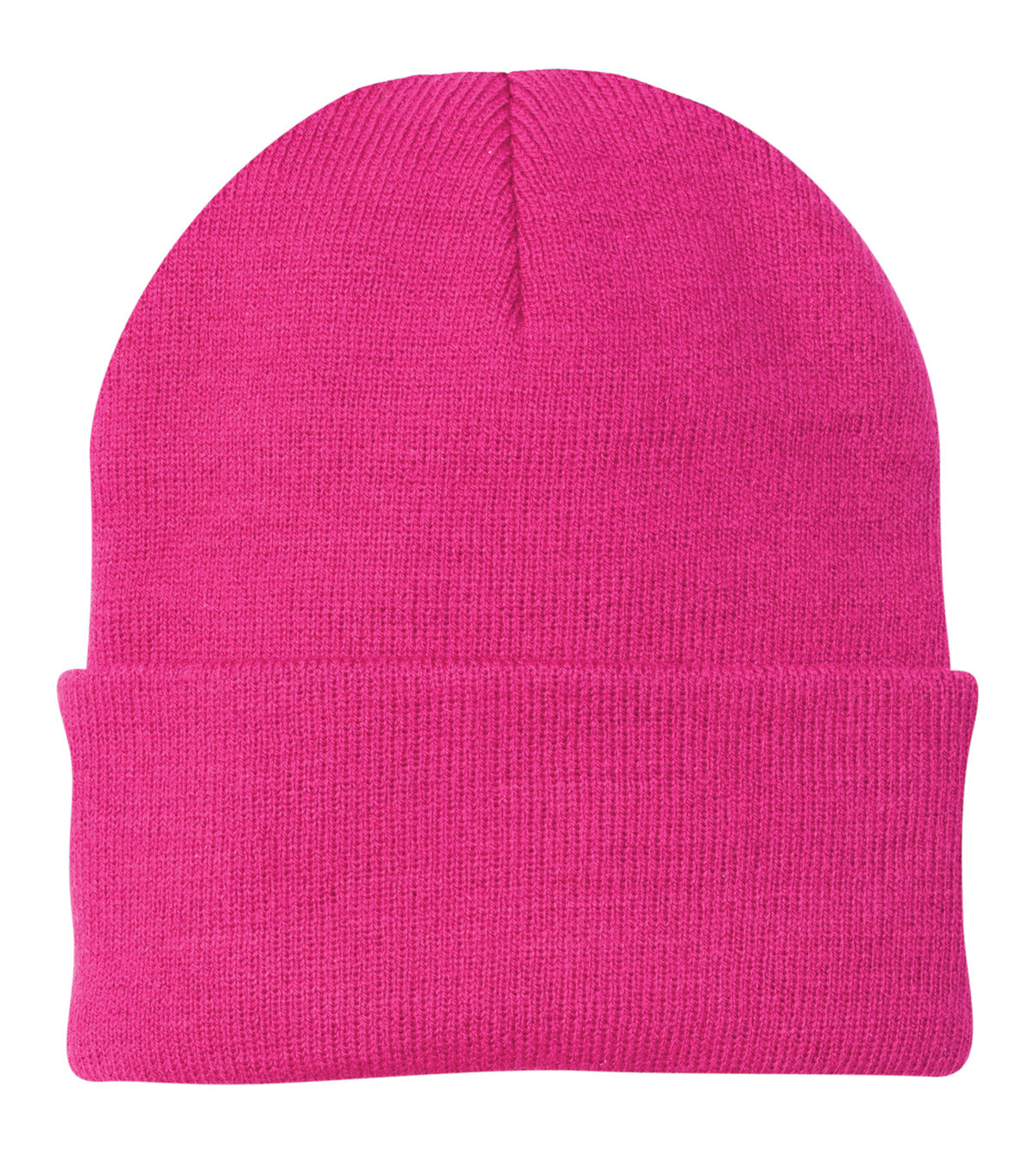 Port Authority Knit Cap – Neon Pink Glo