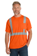 CornerStone ANSI 107 Class 2 Mesh Tee – Safety Orange – front