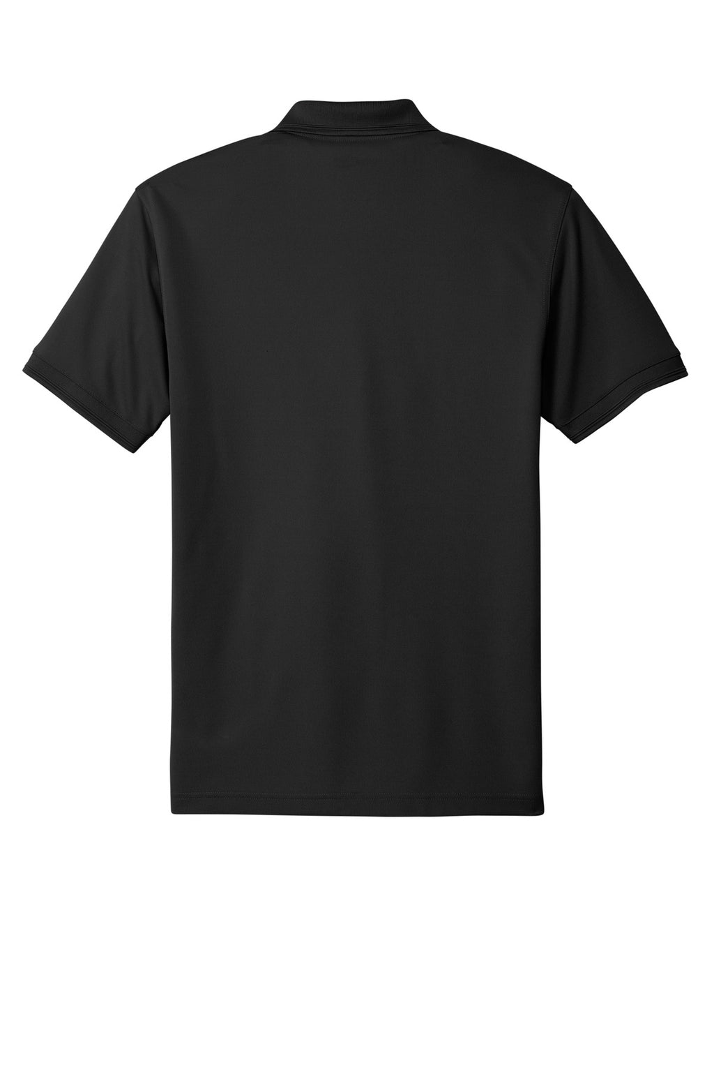 CornerStone Industrial Snag-Proof Pique Polo – Black – flat back