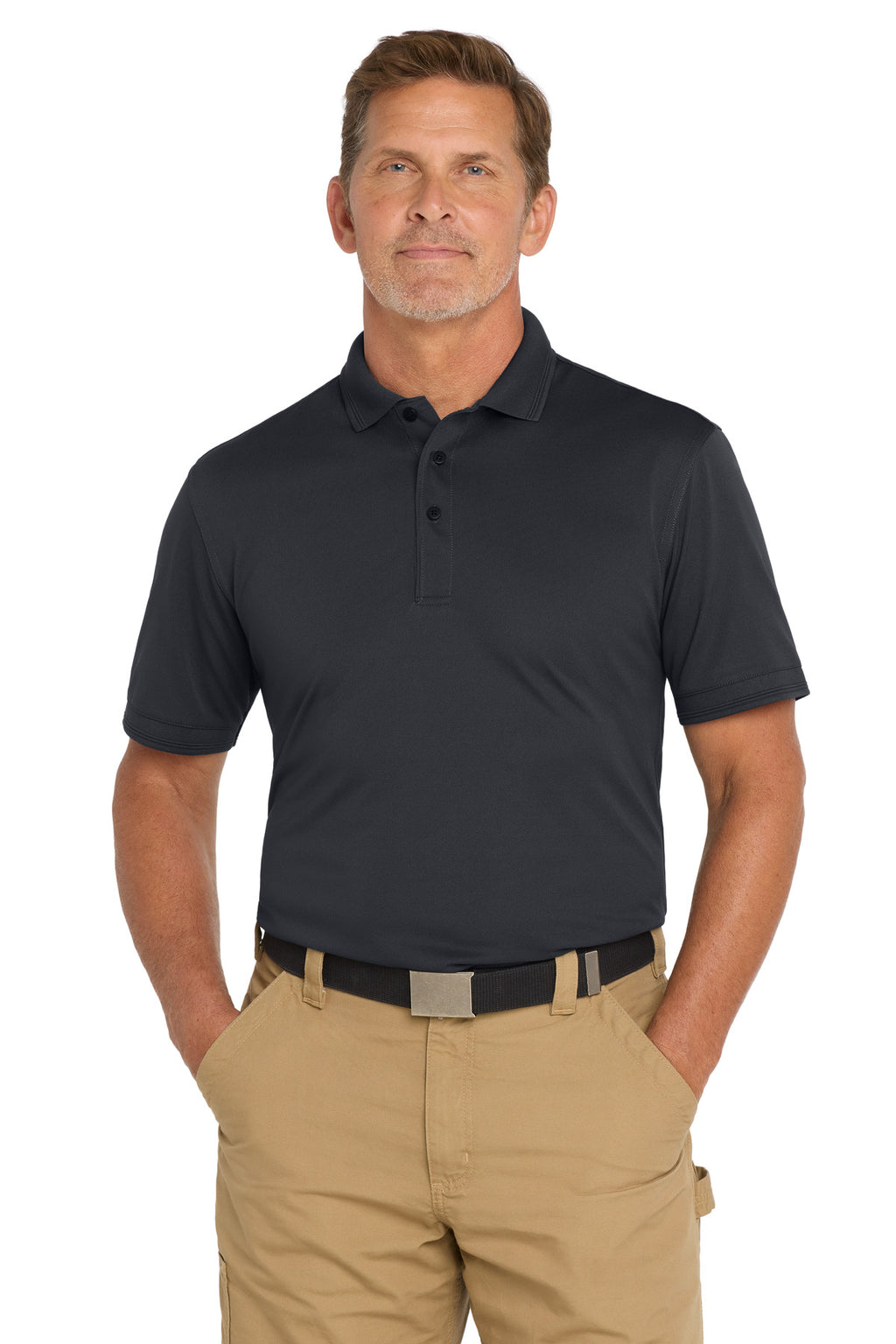 CornerStone Industrial Snag-Proof Pique Polo – Navy Blue