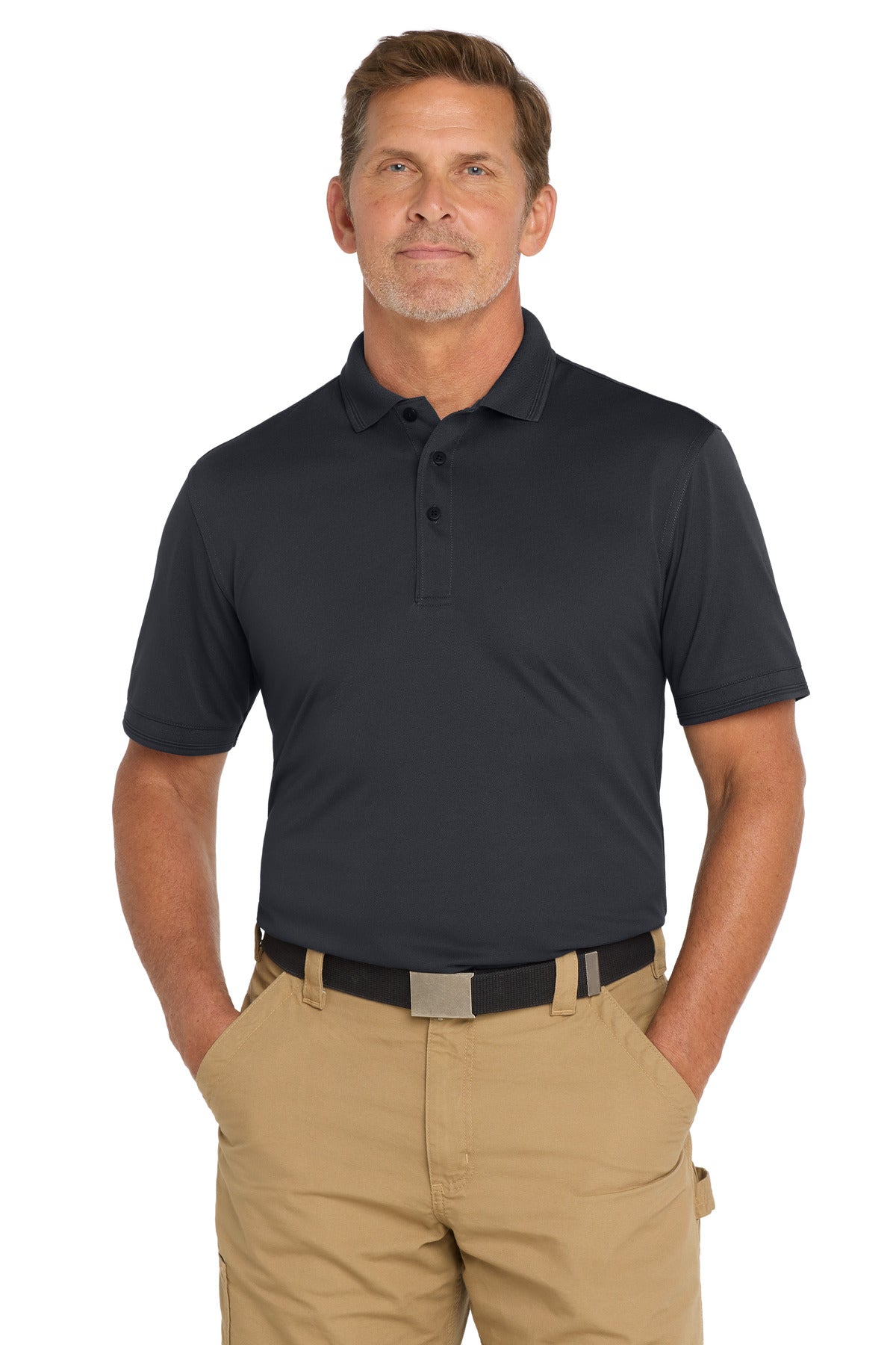 CornerStone Industrial Snag-Proof Pique Polo – Navy Blue