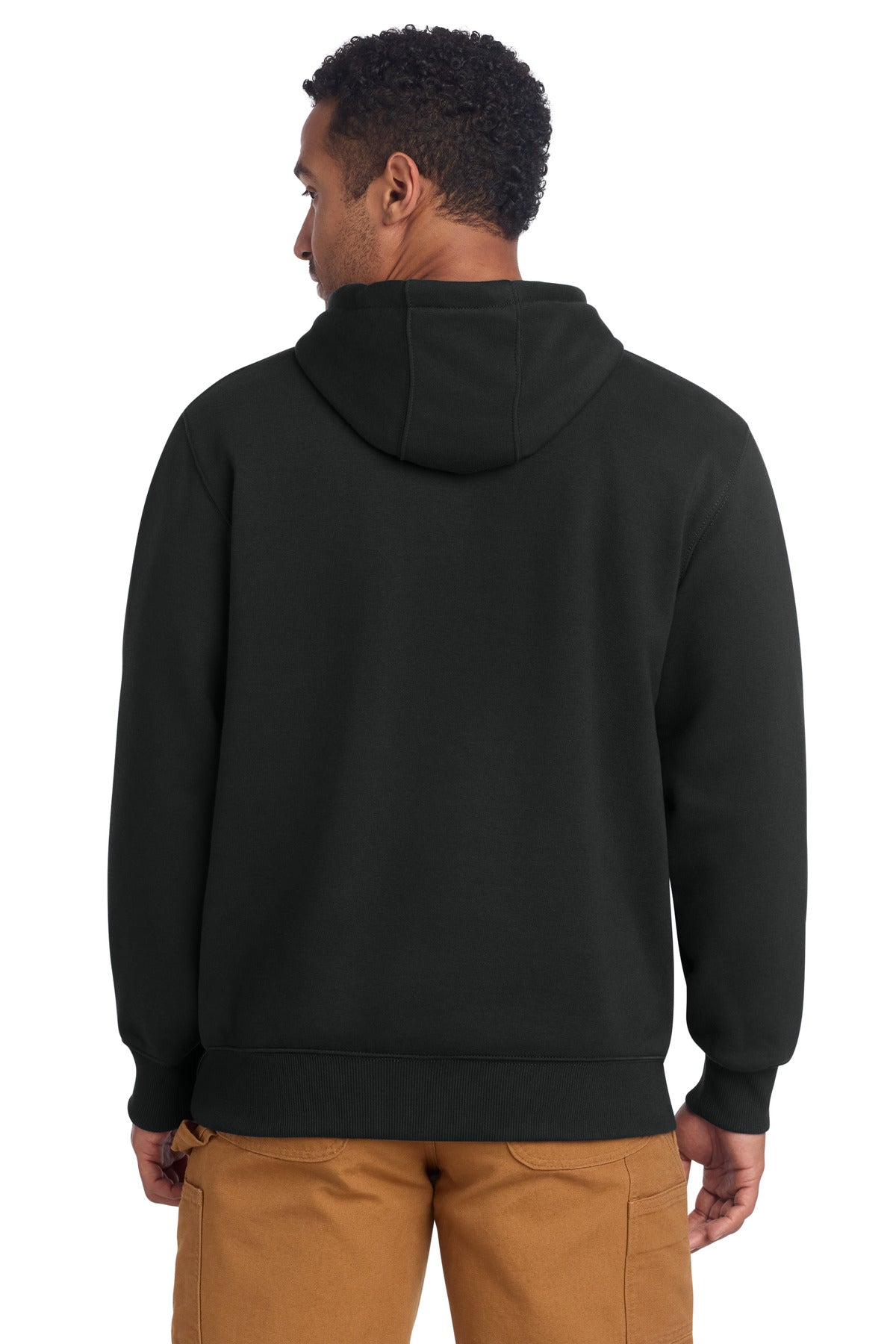 Carhartt Rain Defender Paxton Heavyweight Hooded Sweatshirt – Black – back
