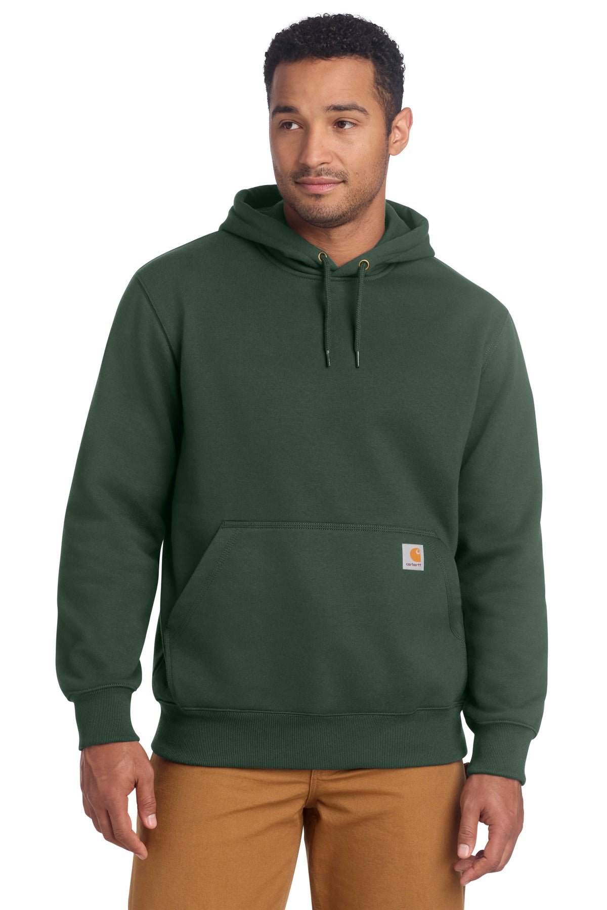 Carhartt Rain Defender Paxton Heavyweight Hooded Sweatshirt – Forestry Green
