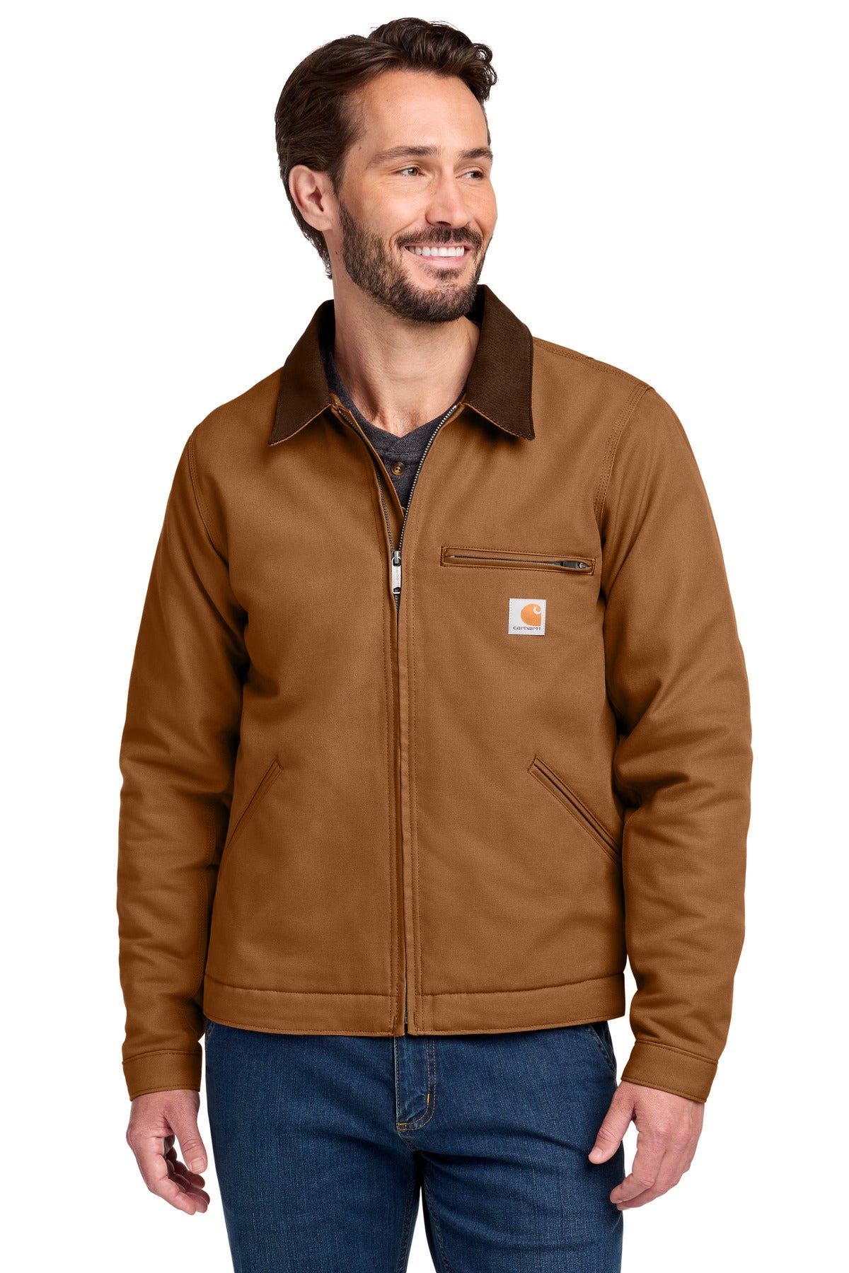 Carhartt Duck Detroit Jacket – Carhartt Brown