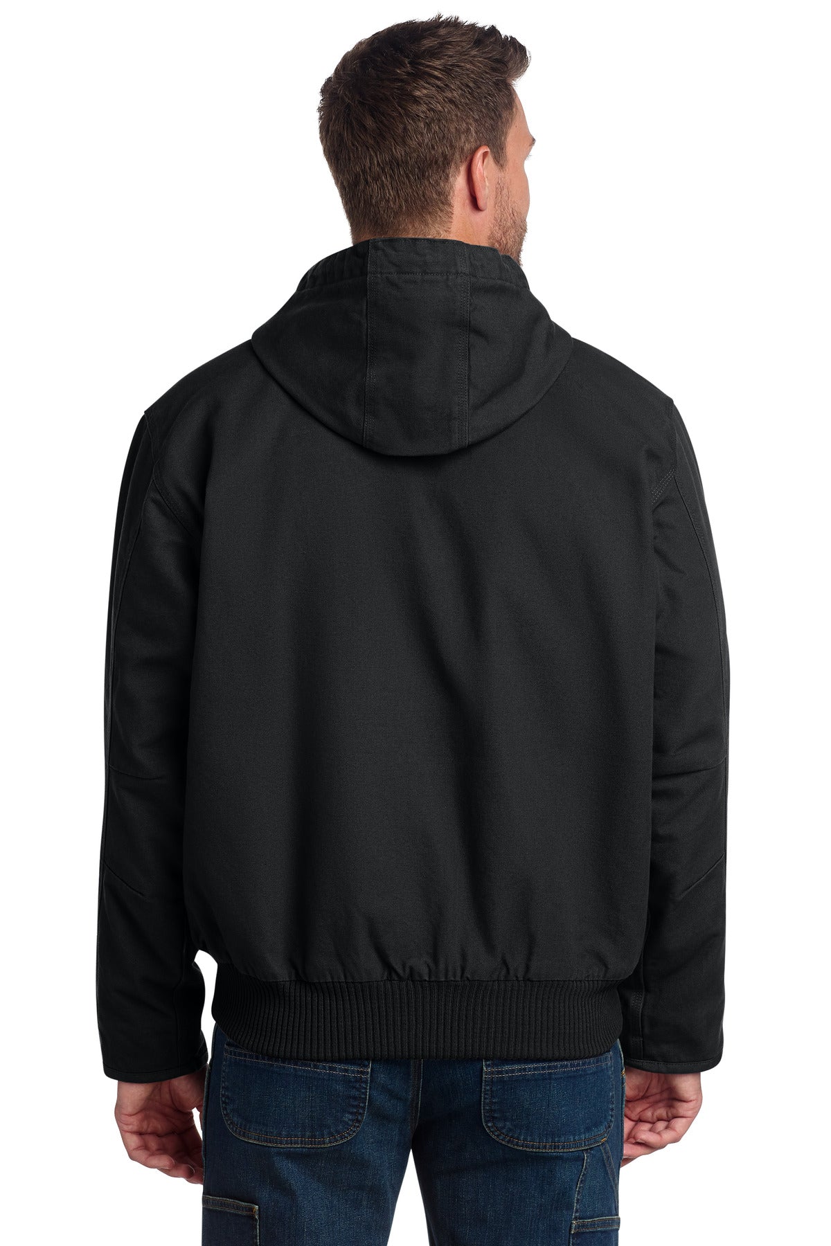 Carhartt Washed Duck Active Jac – Black – back