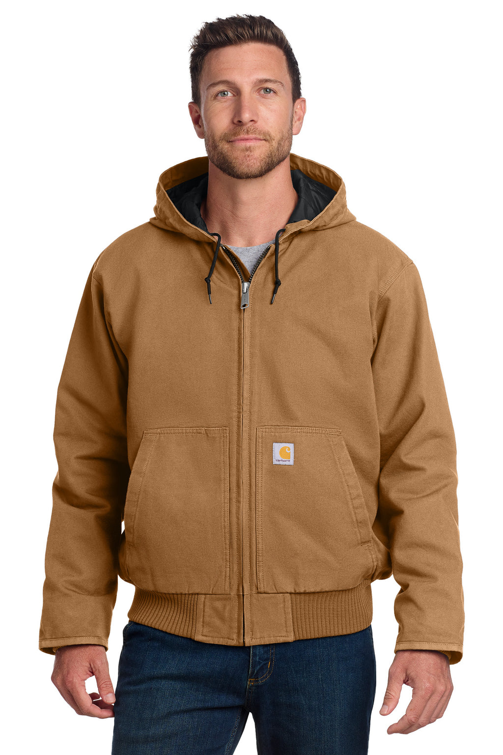 Carhartt Washed Duck Active Jac – Carhartt Brown