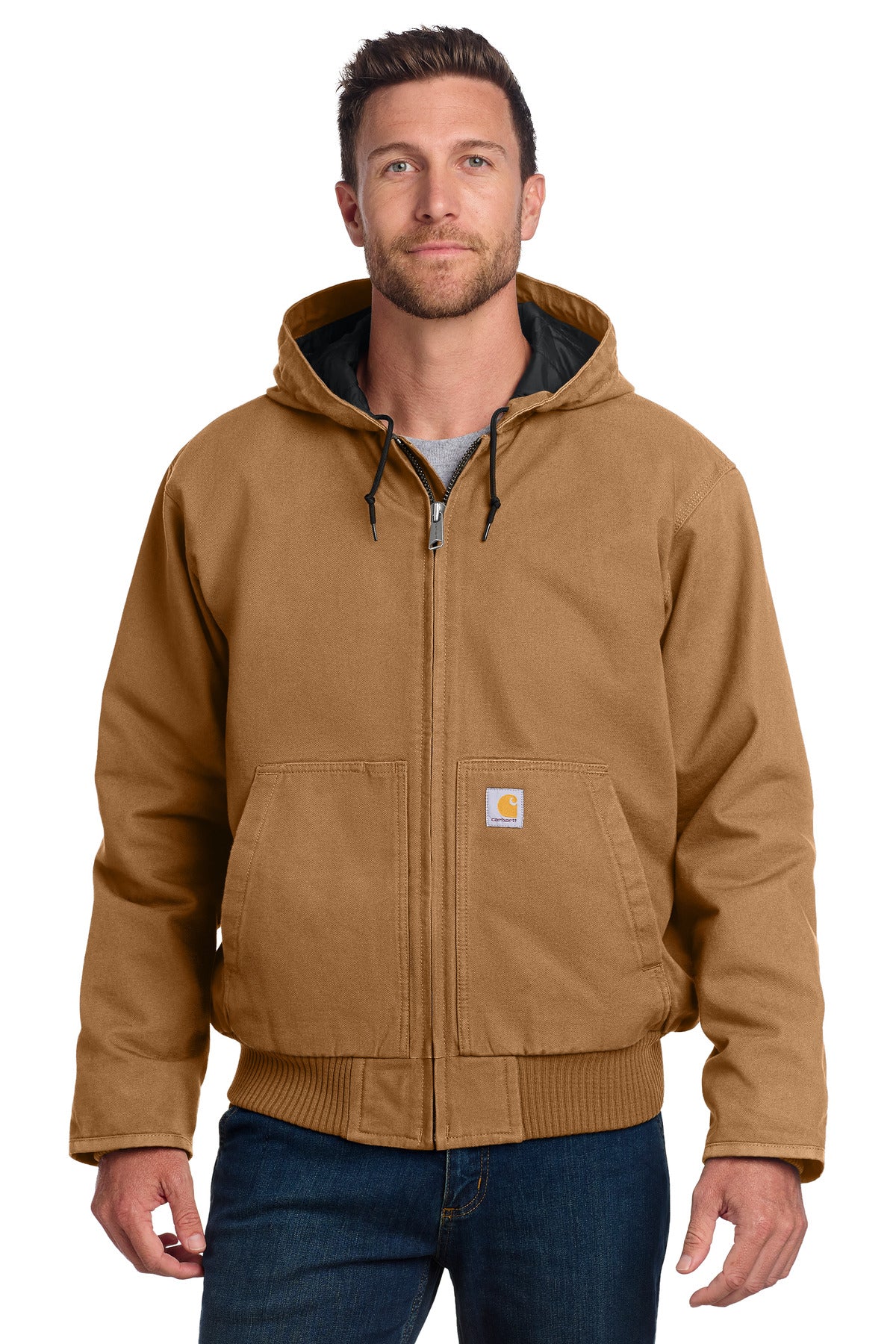 Carhartt Washed Duck Active Jac – Carhartt Brown