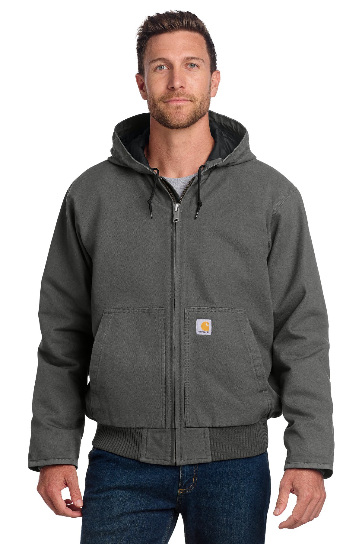 Carhartt Washed Duck Active Jac – Gravel