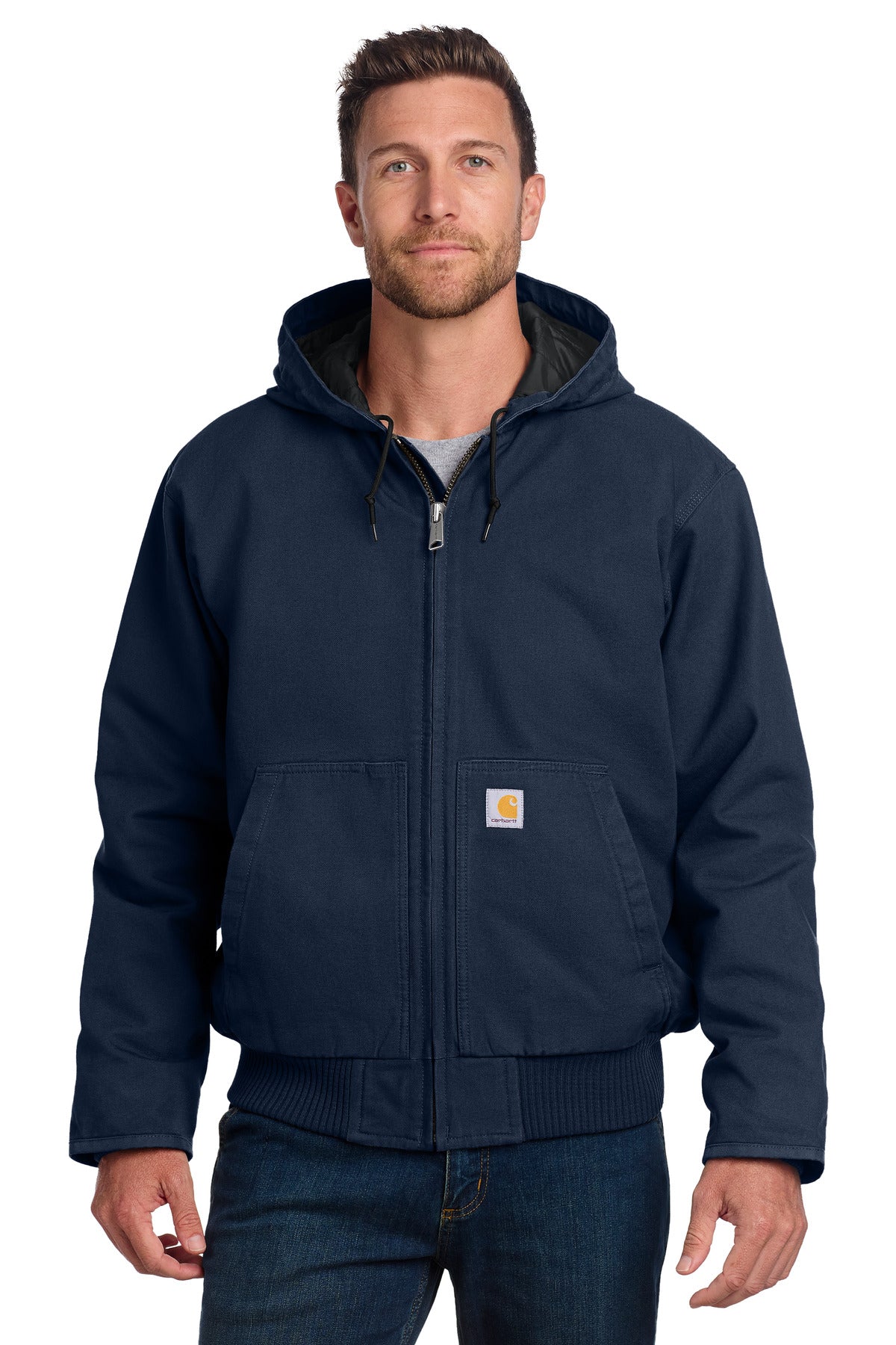 Carhartt Washed Duck Active Jac – Navy