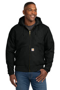 Carhartt Quilted-Flannel-Lined Duck Active Jac – Black