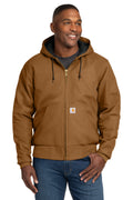 Carhartt Quilted-Flannel-Lined Duck Active Jac – Carhartt Brown