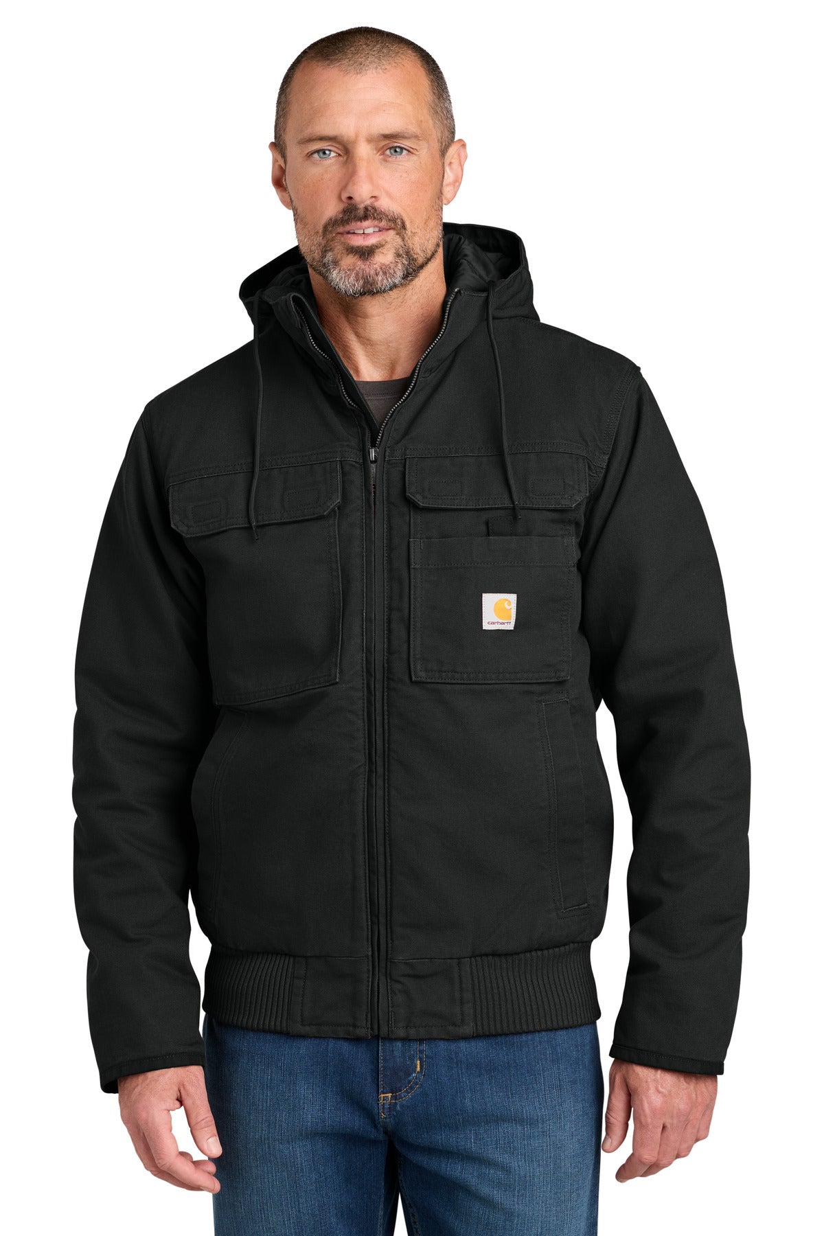 Carhartt Full Swing Washed Duck Active Jac – Black