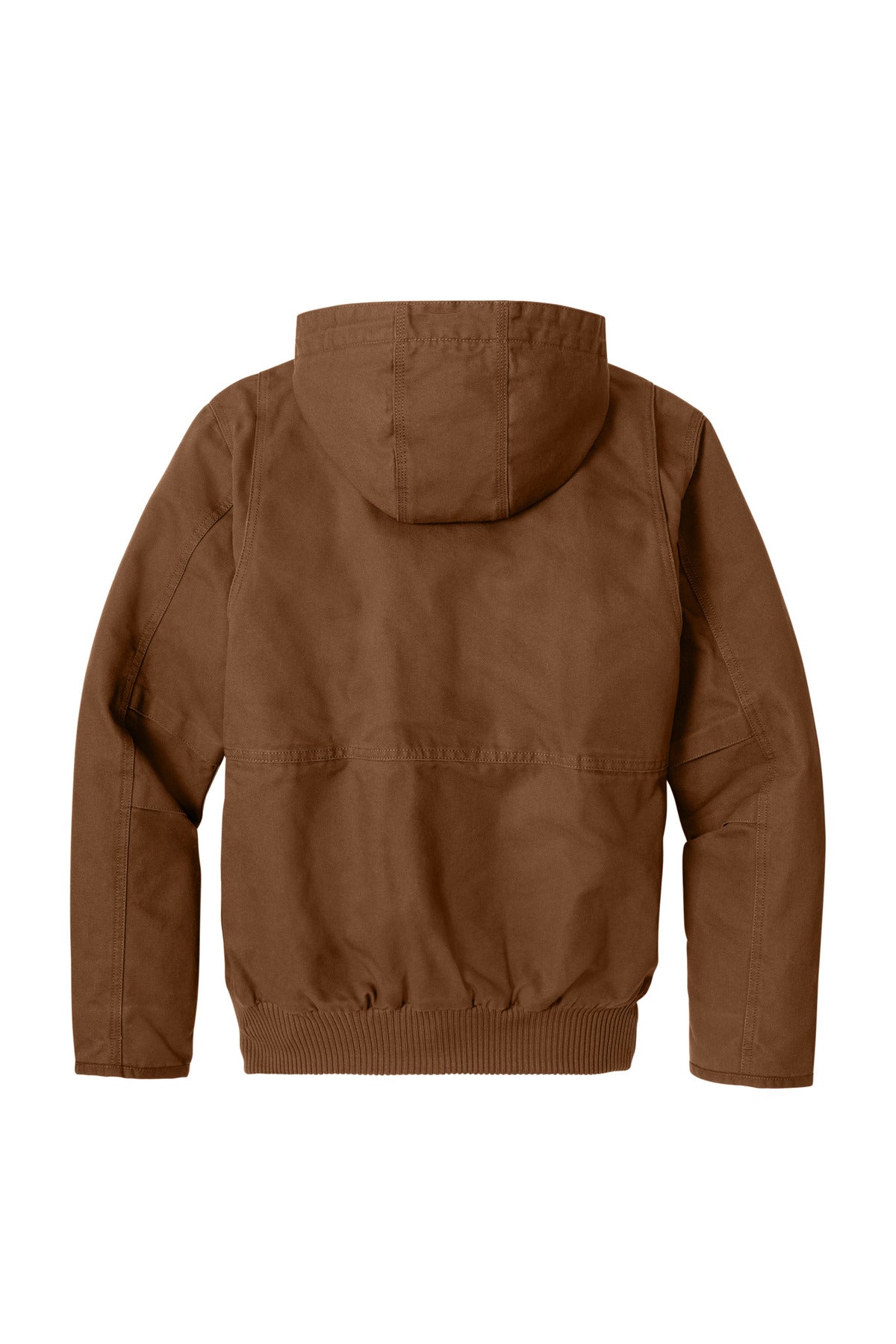 Carhartt Full Swing Washed Duck Active Jac – Red Duck Brown – flat back