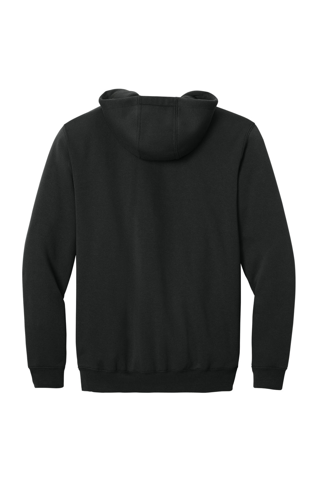Carhartt Midweight Hooded Zip-Front Sweatshirt – Black – flat back