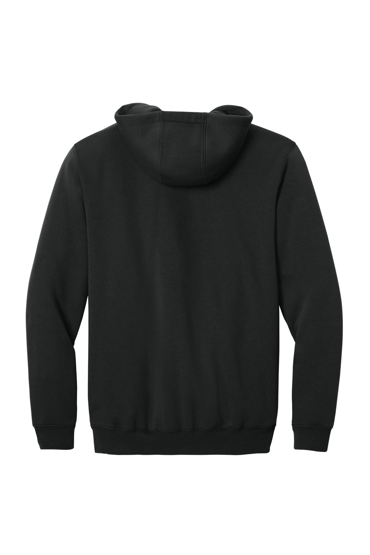 Carhartt Midweight Hooded Zip-Front Sweatshirt – Black – flat back