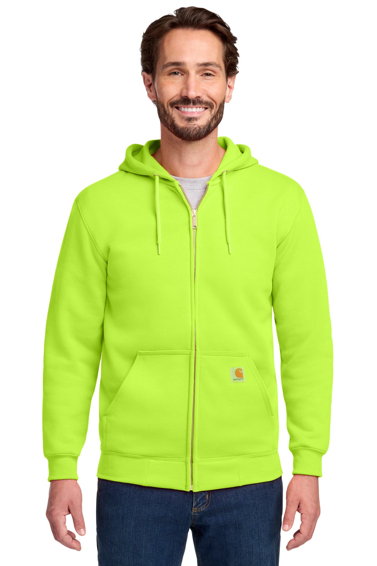 Carhartt Midweight Hooded Zip-Front Sweatshirt – Brite Lime