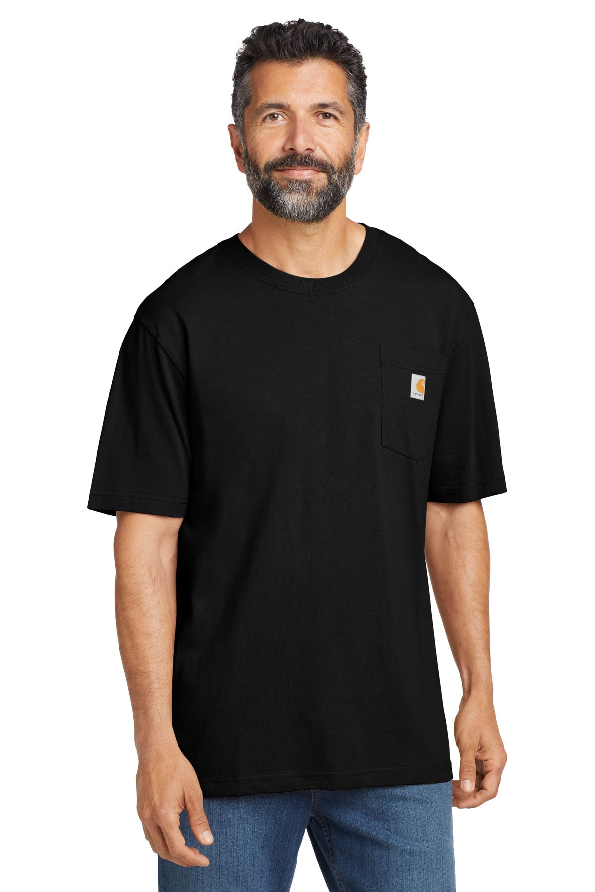 Carhartt Workwear Pocket Short Sleeve T-Shirt – Black – front