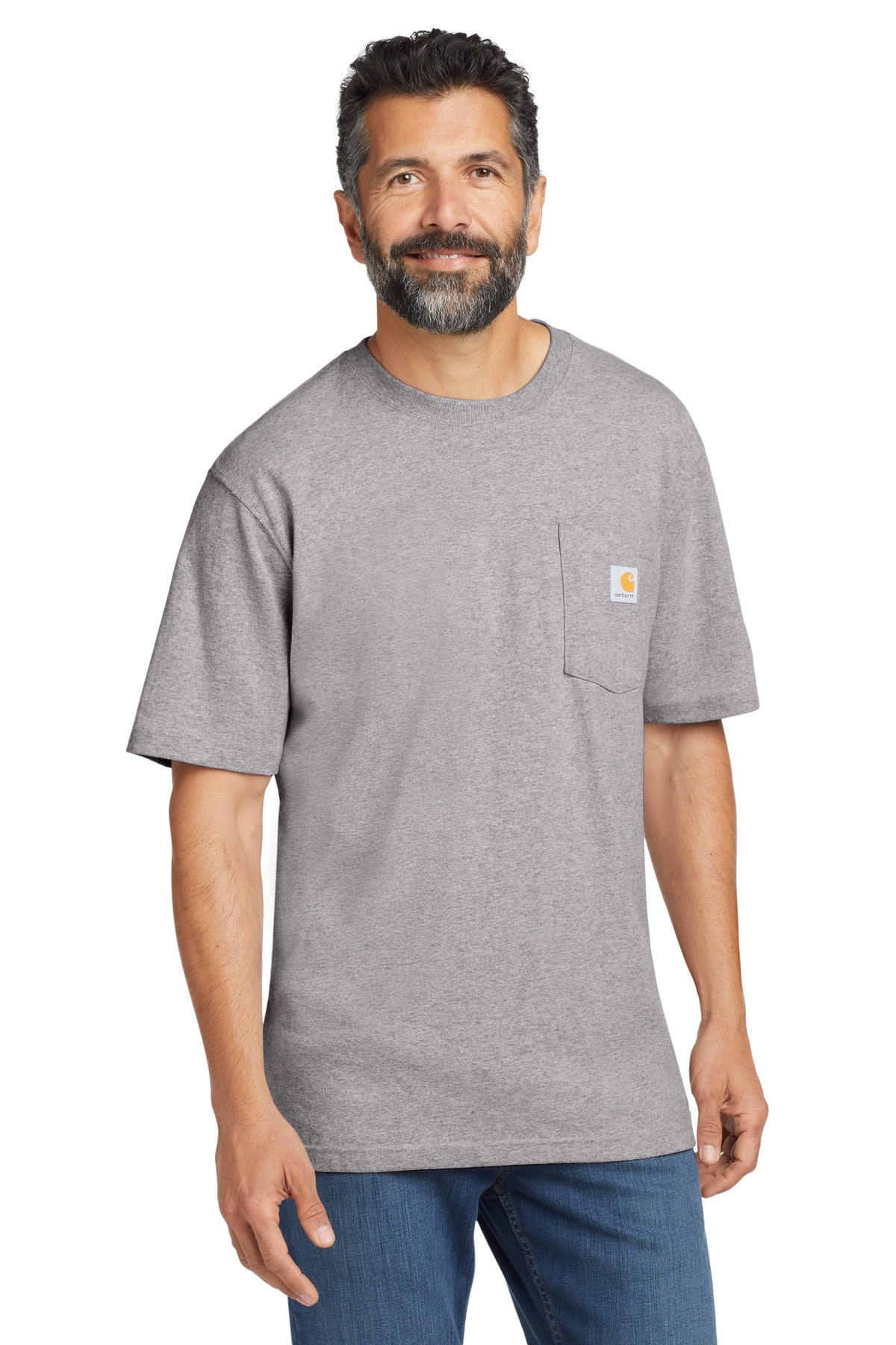 Carhartt Workwear Pocket Short Sleeve T-Shirt – Heather Grey