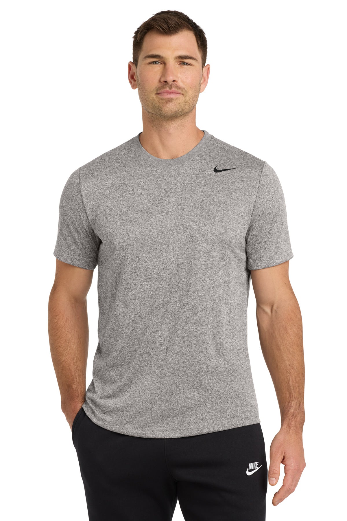 Nike Team rLegend Tee – Carbon Heather