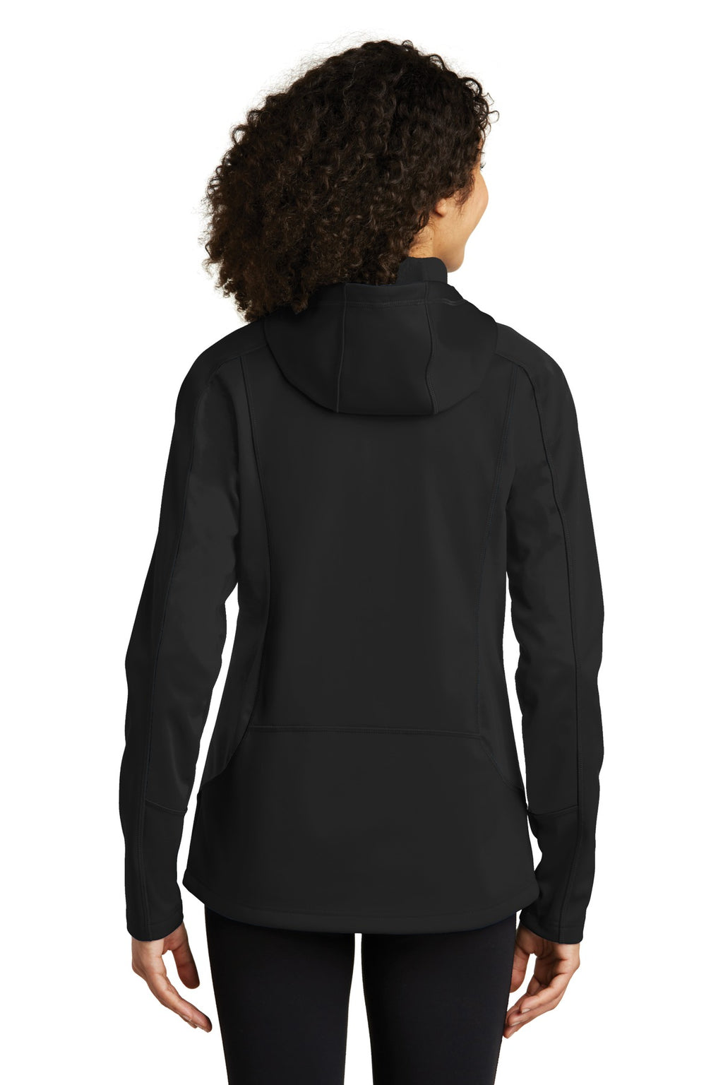 Eddie Bauer Women's Trail Soft Shell Jacket – Black/Black – back