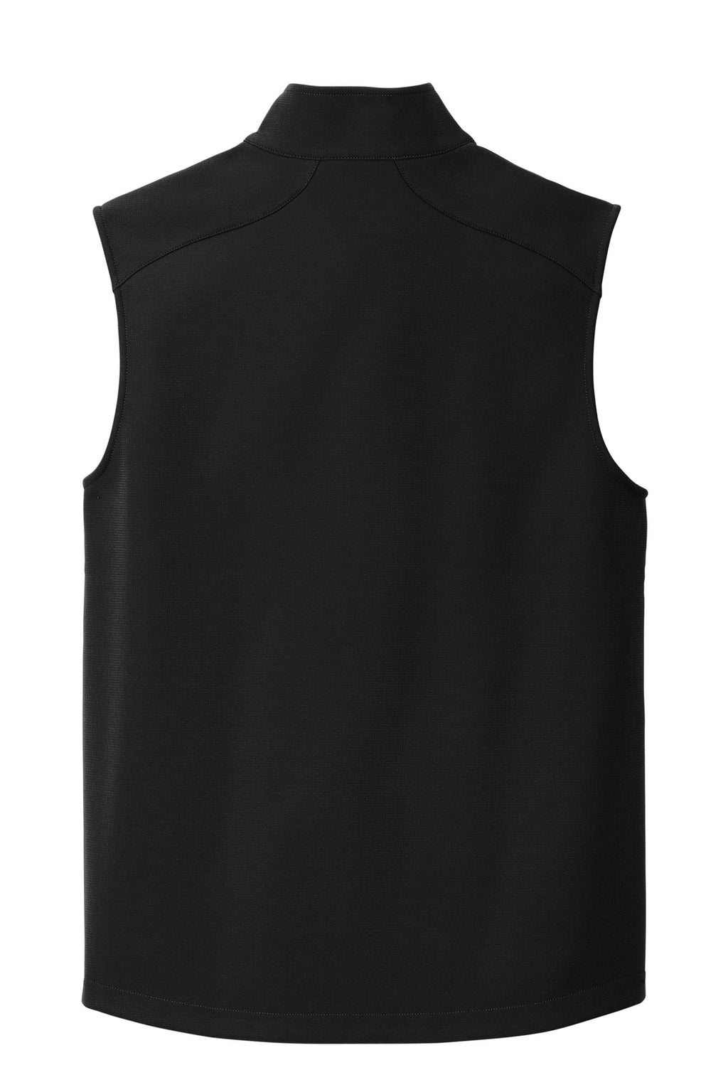 Eddie Bauer Stretch Soft Shell Vest – Deep Black – flat back