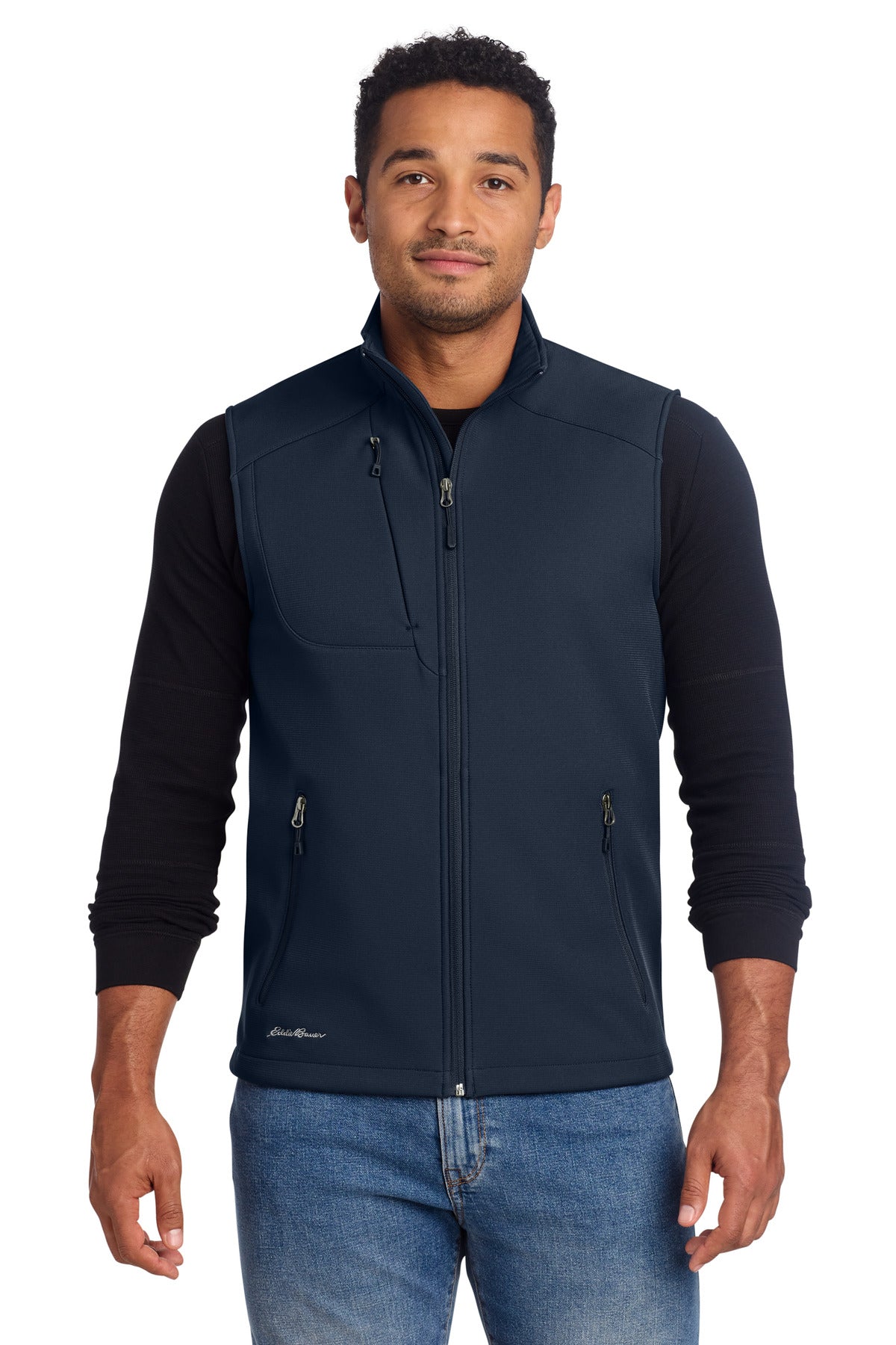 Eddie Bauer Stretch Soft Shell Vest – River Blue Navy