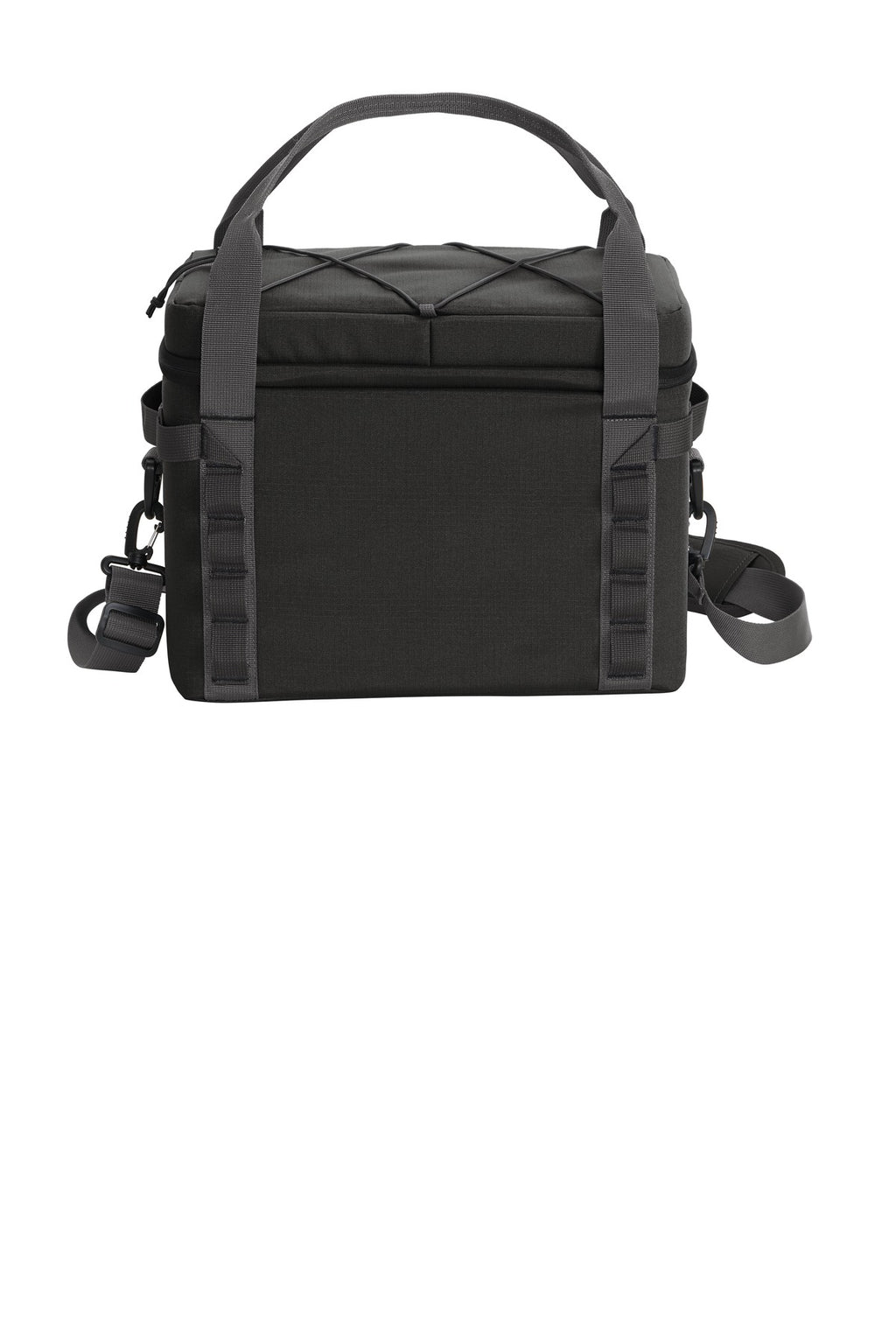Eddie Bauer Max Cool 24-Can Cooler – Black/Grey Steel – back view