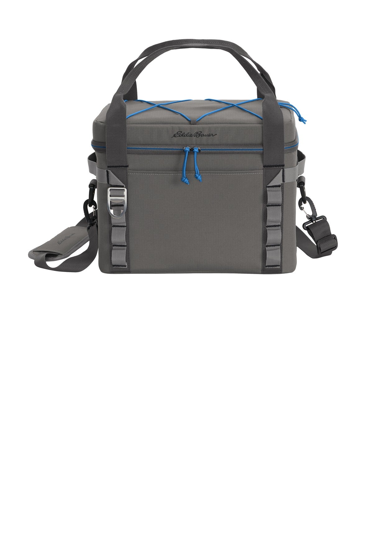 Eddie Bauer Max Cool 24-Can Cooler – Metal Grey/Expedition Blue