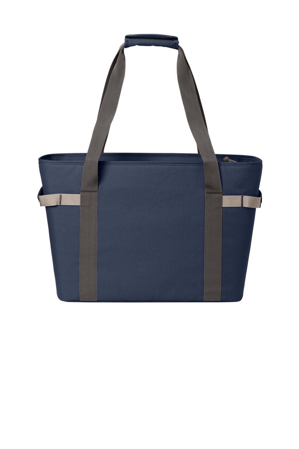 Eddie Bauer Max Cool Tote Cooler – River Blue Navy/Chrome – back view