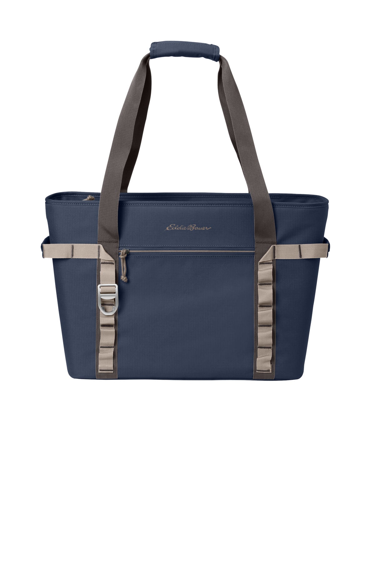 Eddie Bauer Max Cool Tote Cooler – River Blue Navy/Chrome – alternate view