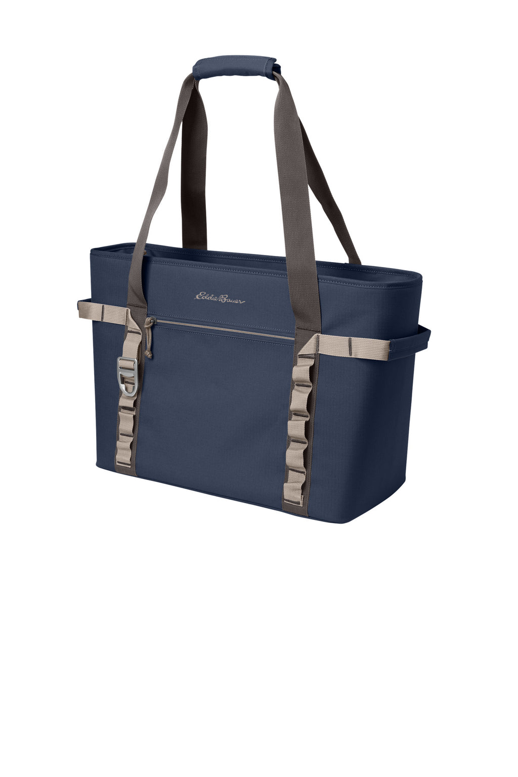 Eddie Bauer Max Cool Tote Cooler – River Blue Navy/Chrome