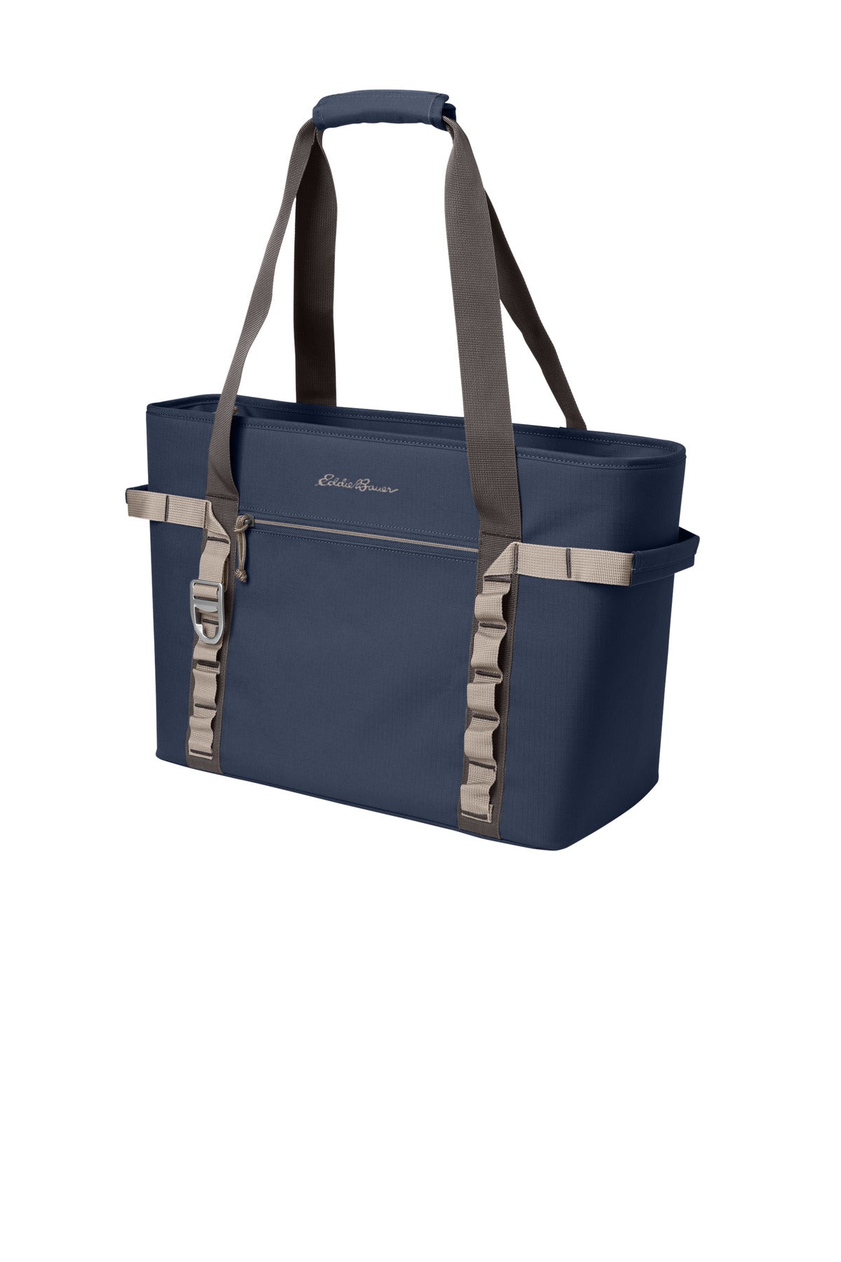 Eddie Bauer Max Cool Tote Cooler – River Blue Navy/Chrome