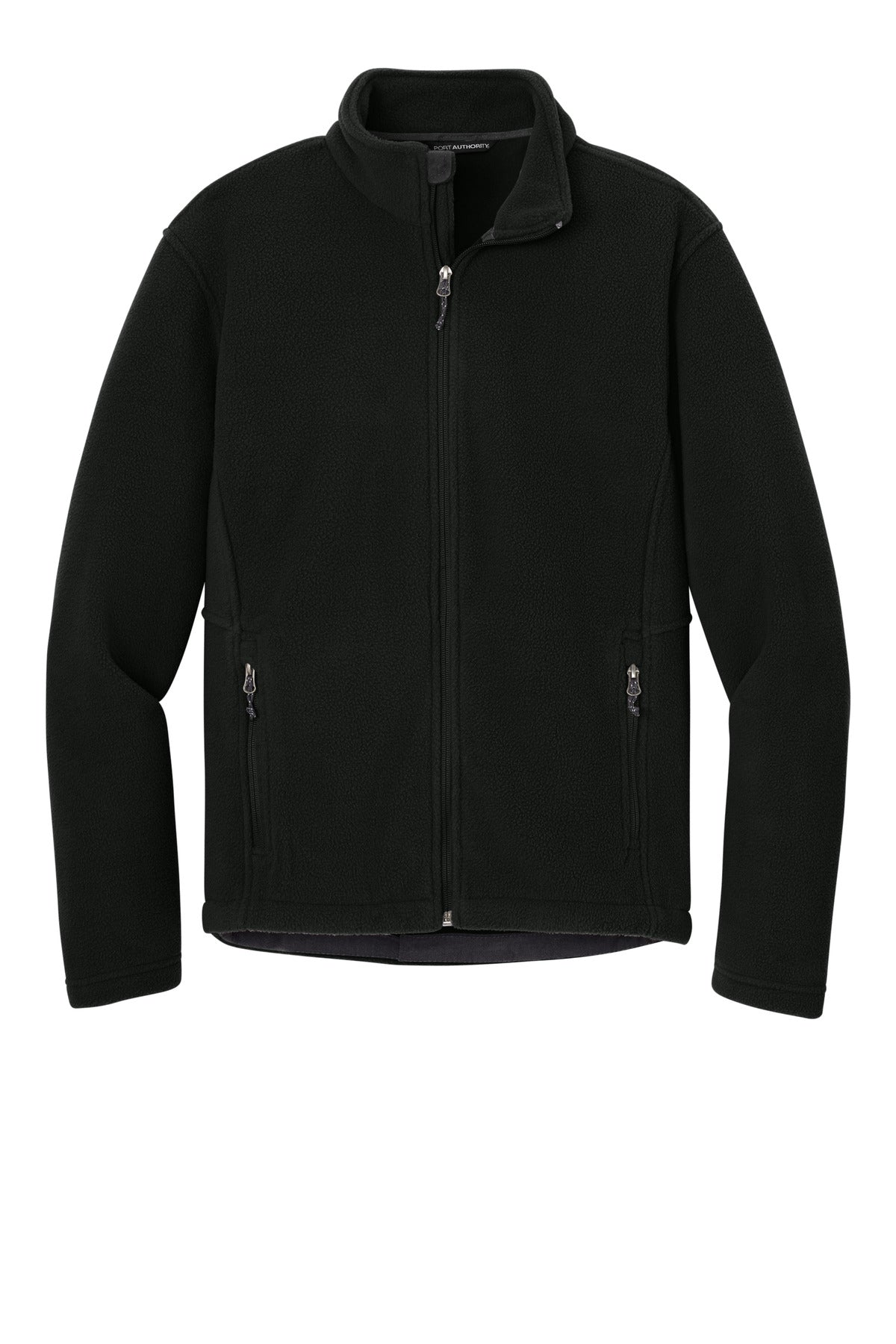 Port Authority Value Fleece Jacket – Black – flat front