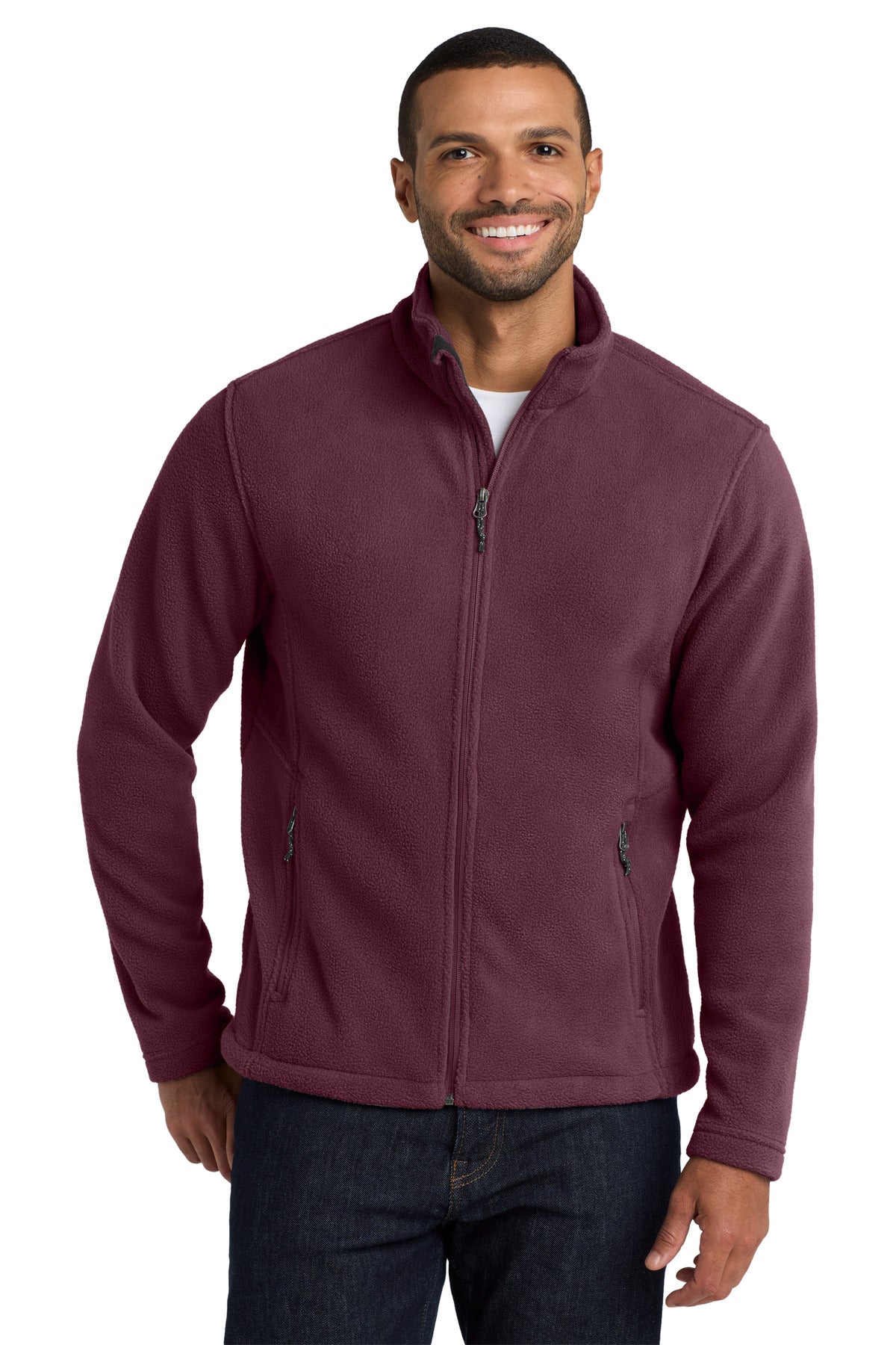 Port Authority Value Fleece Jacket – Maroon