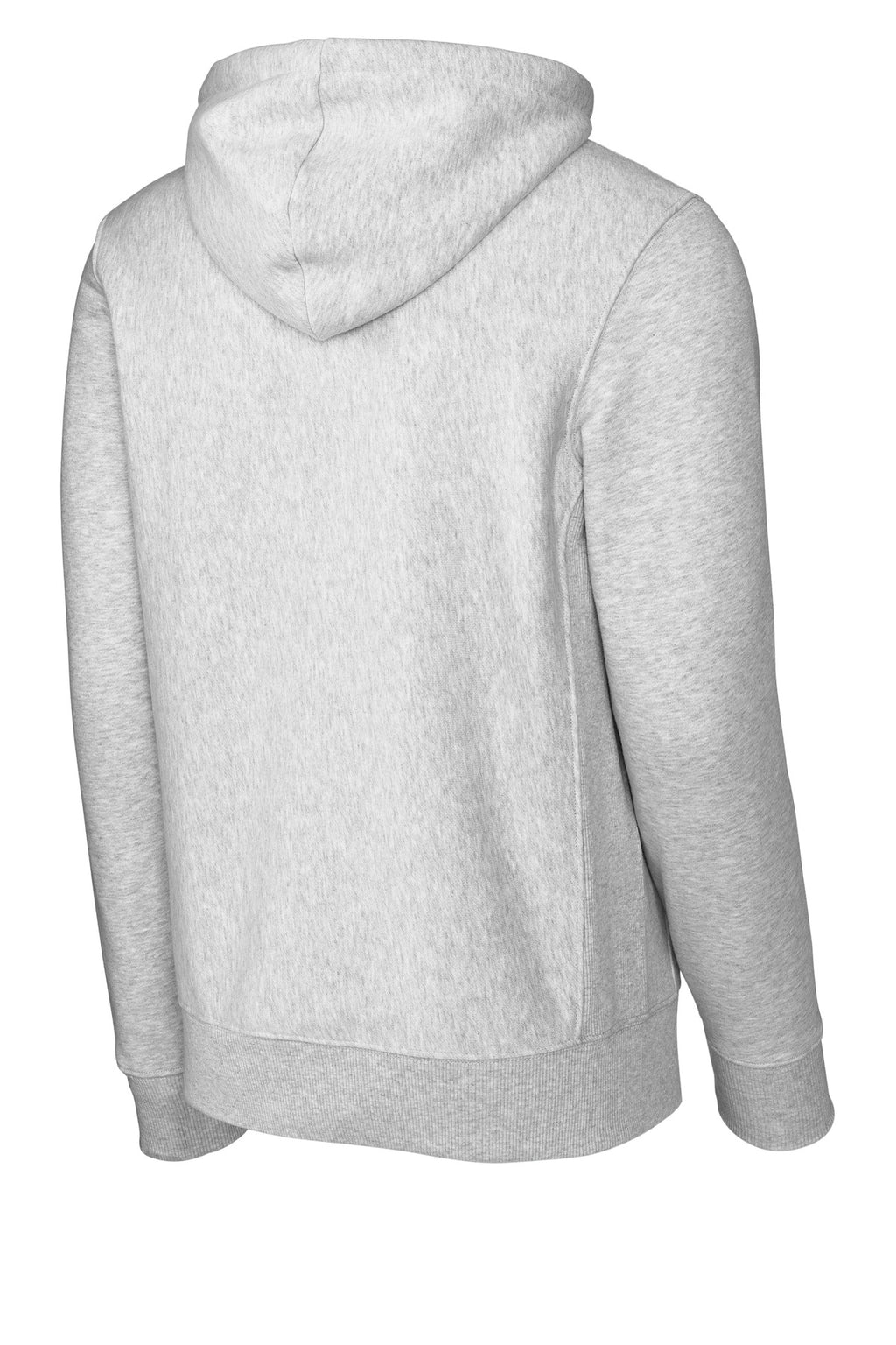 Sport-Tek Super Heavyweight Pullover Hooded Sweatshirt – Athletic Heather – flat back