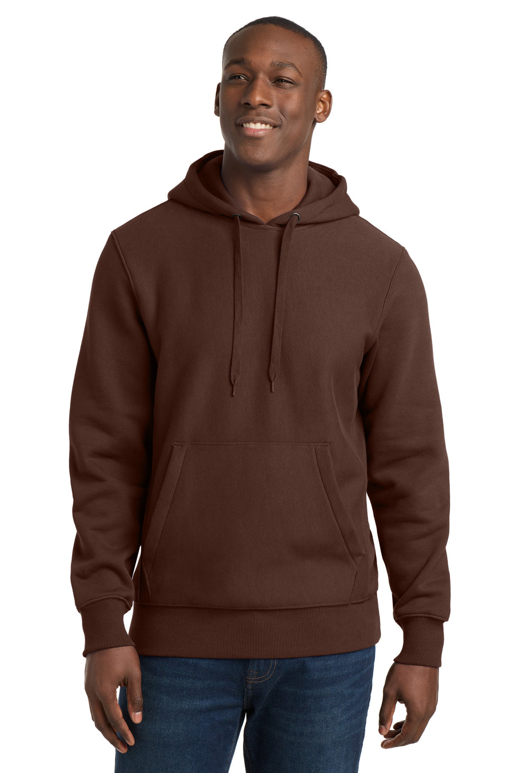 Sport-Tek Super Heavyweight Pullover Hooded Sweatshirt – Brown