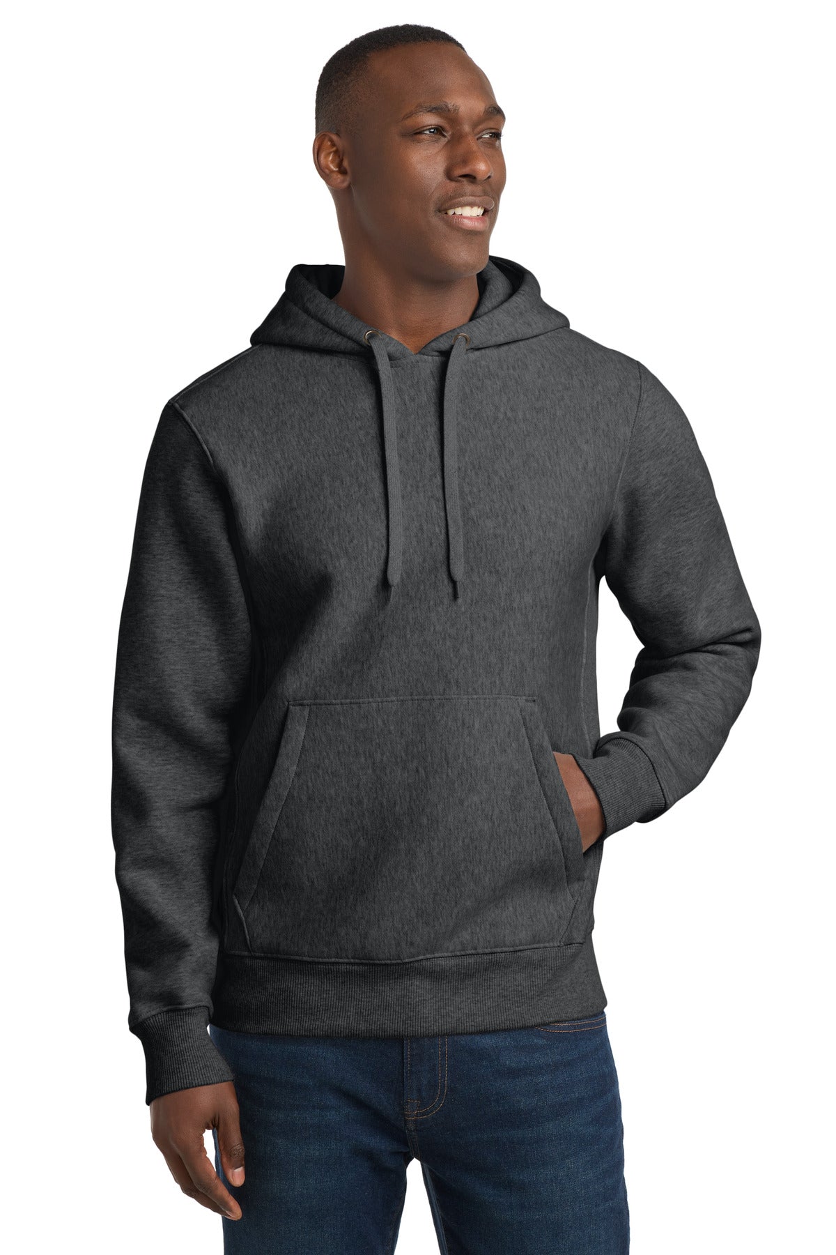 Sport-Tek Super Heavyweight Pullover Hooded Sweatshirt – Graphite Heather