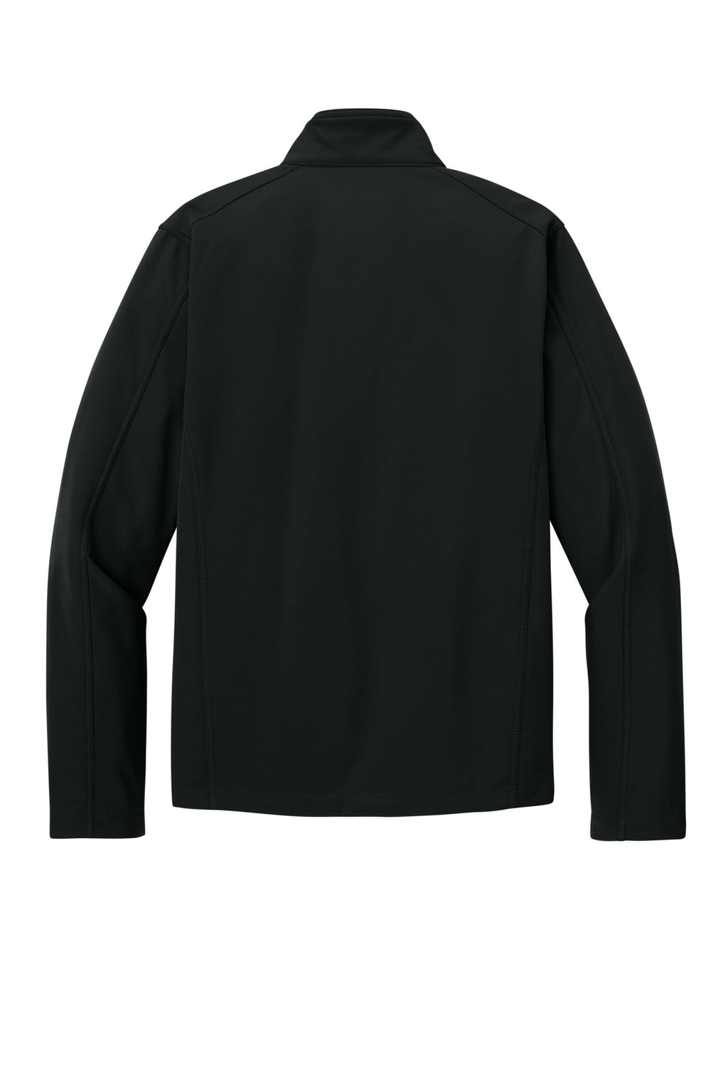 Port Authority Core Soft Shell Jacket – Black – flat back