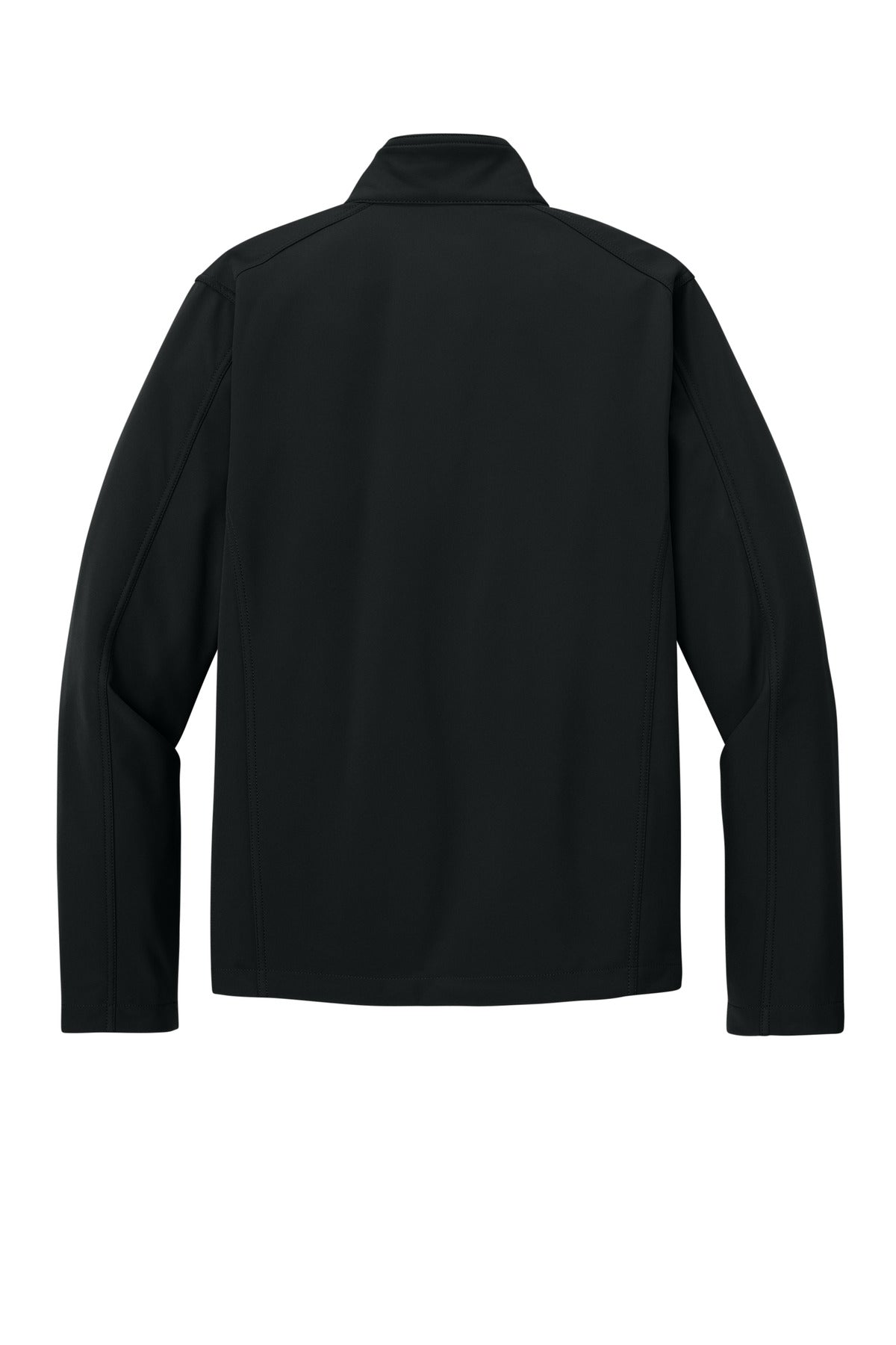 Port Authority Core Soft Shell Jacket – Black – flat back