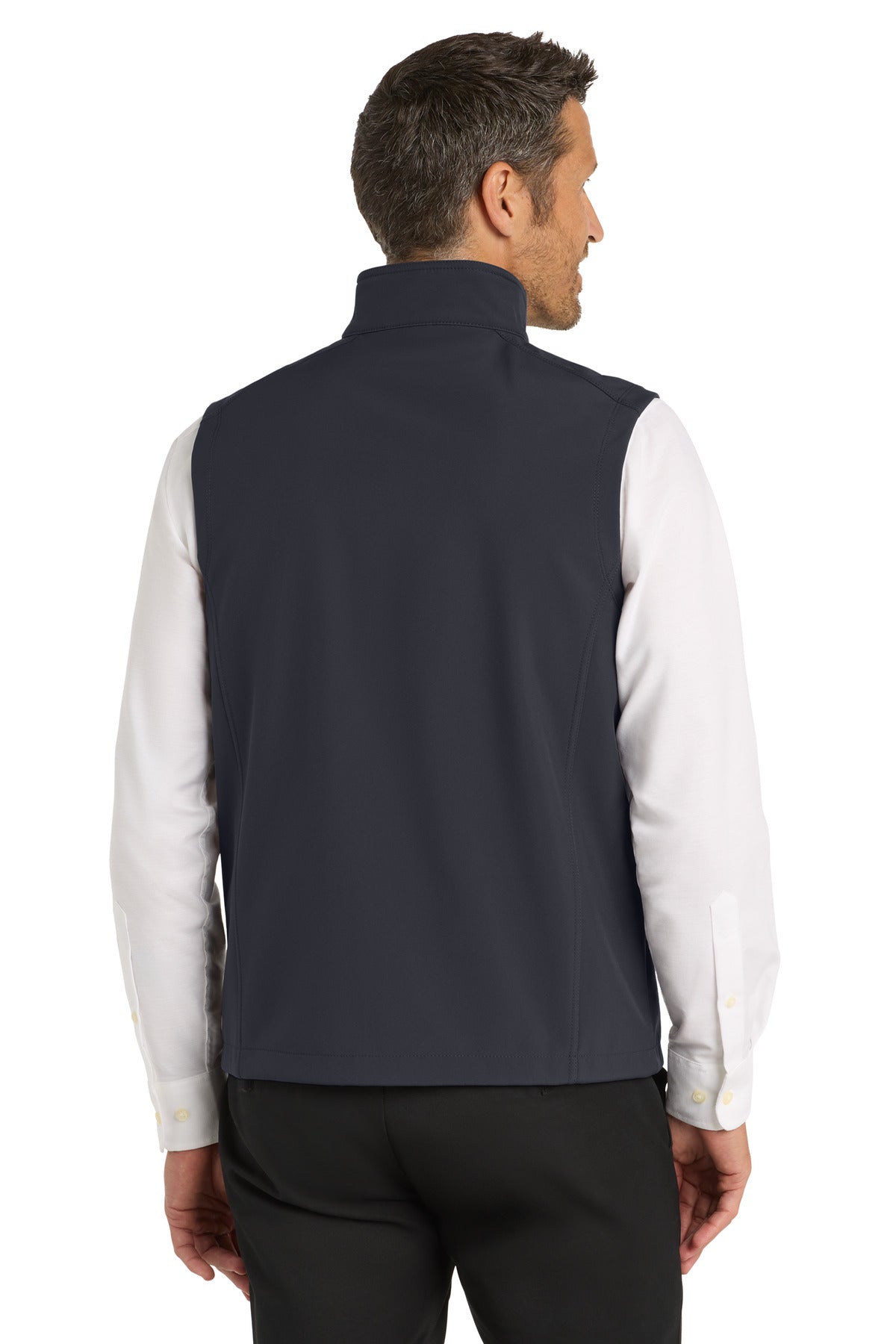 Port Authority Core Soft Shell Vest – Battleship Grey – back