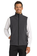 Port Authority Core Soft Shell Vest – Black Charcoal Heather