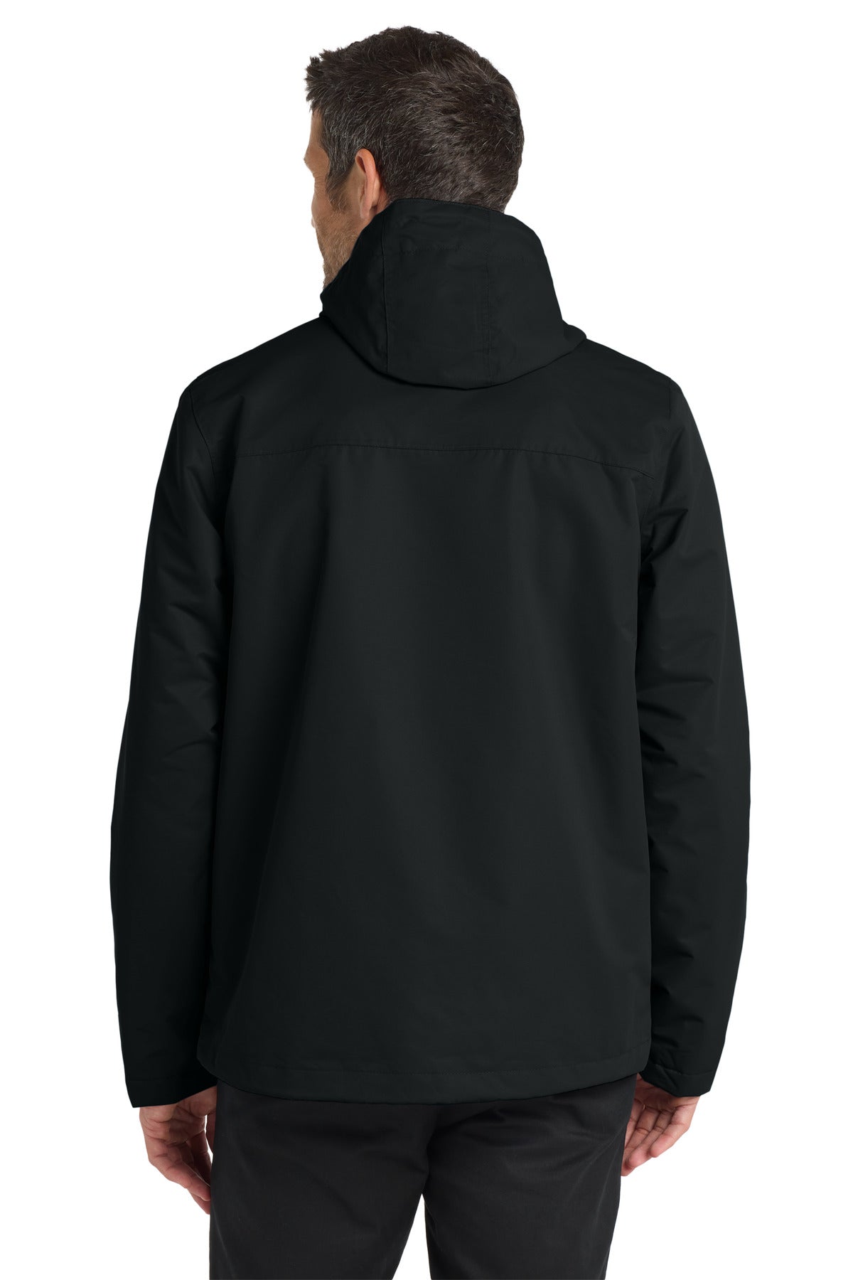 Port Authority All-Conditions Jacket – Black – back