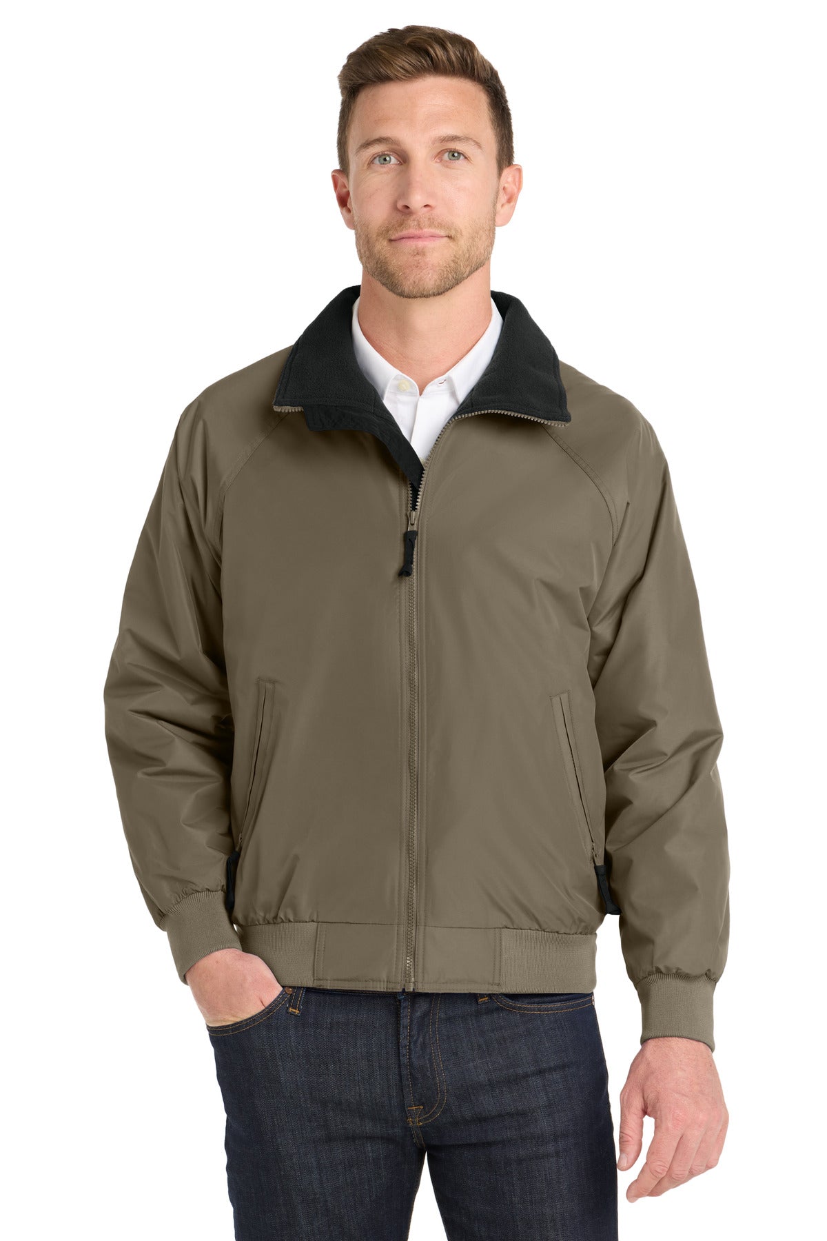 Port Authority Challenger Jacket – Khaki/True Black