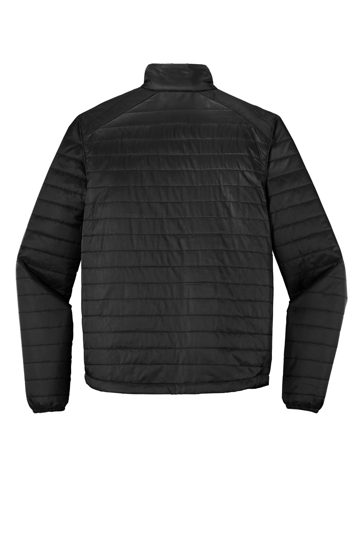 Port Authority Packable Puffy Jacket – Deep Black – flat back