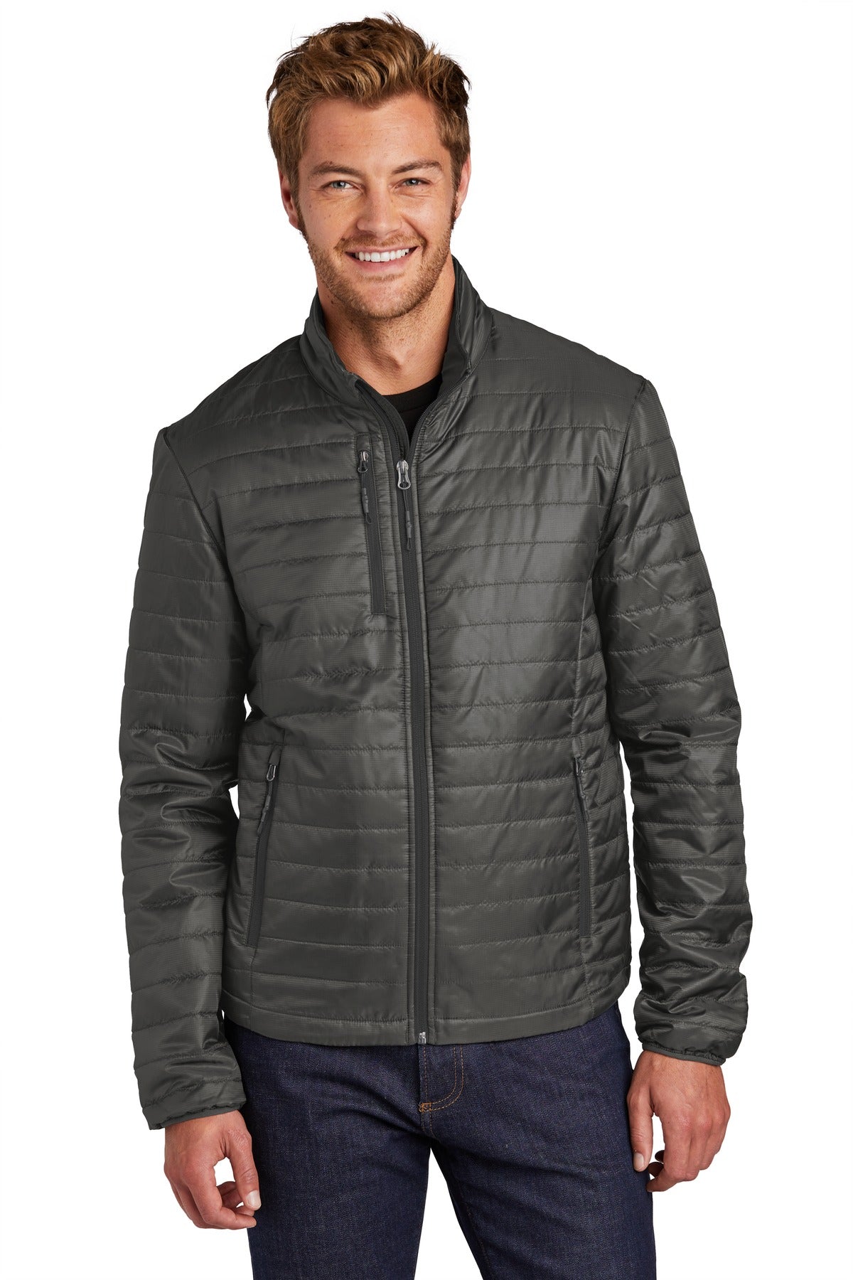 Port Authority Packable Puffy Jacket – Sterling Grey/Graphite