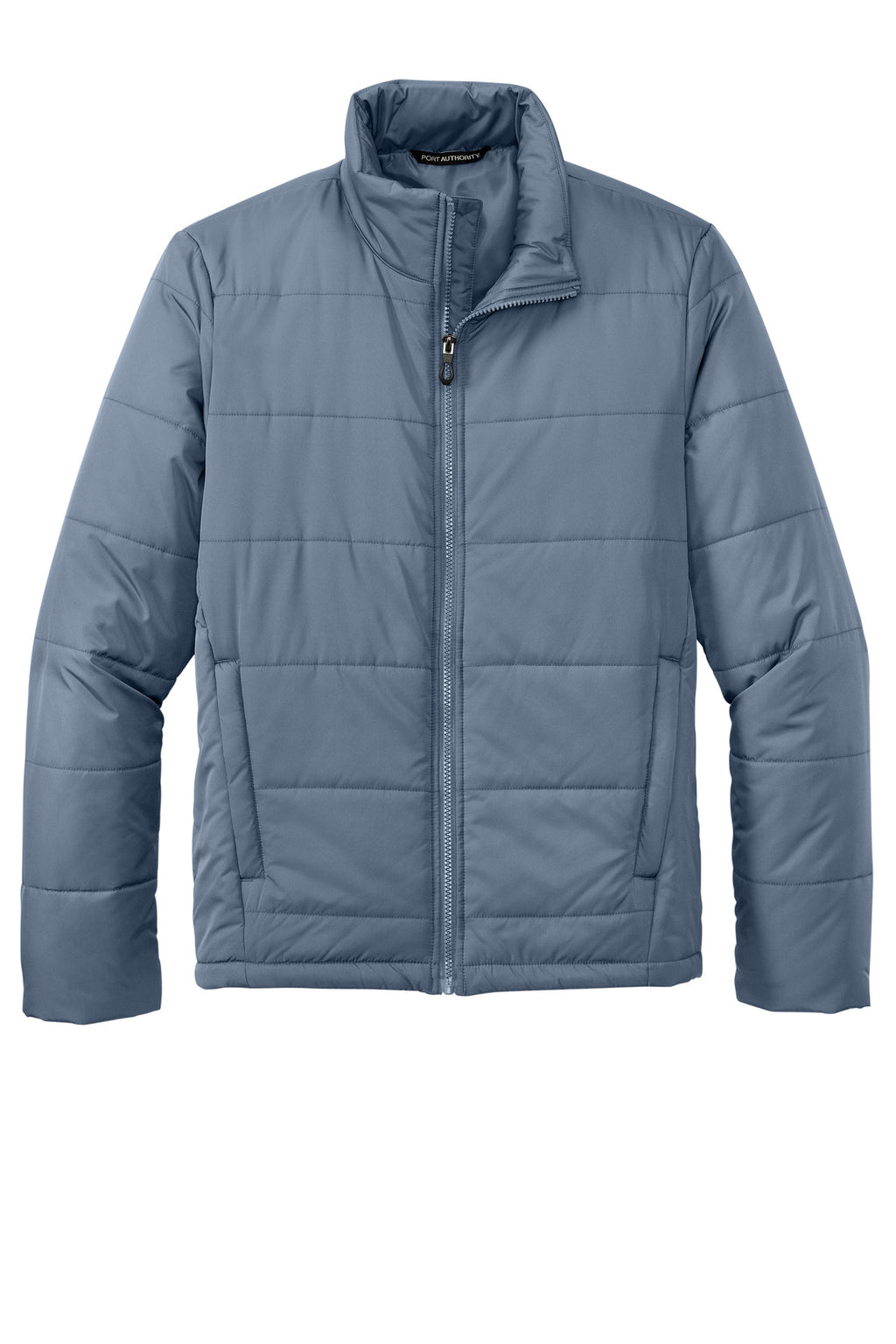 Port Authority Puffer Jacket – Dusk Blue – flat front