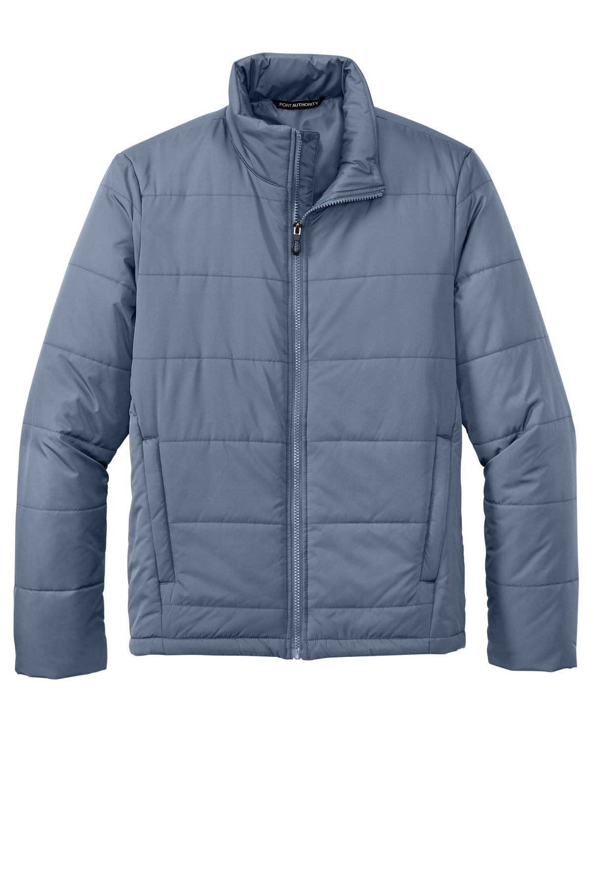 Port Authority Puffer Jacket – Dusk Blue – flat front